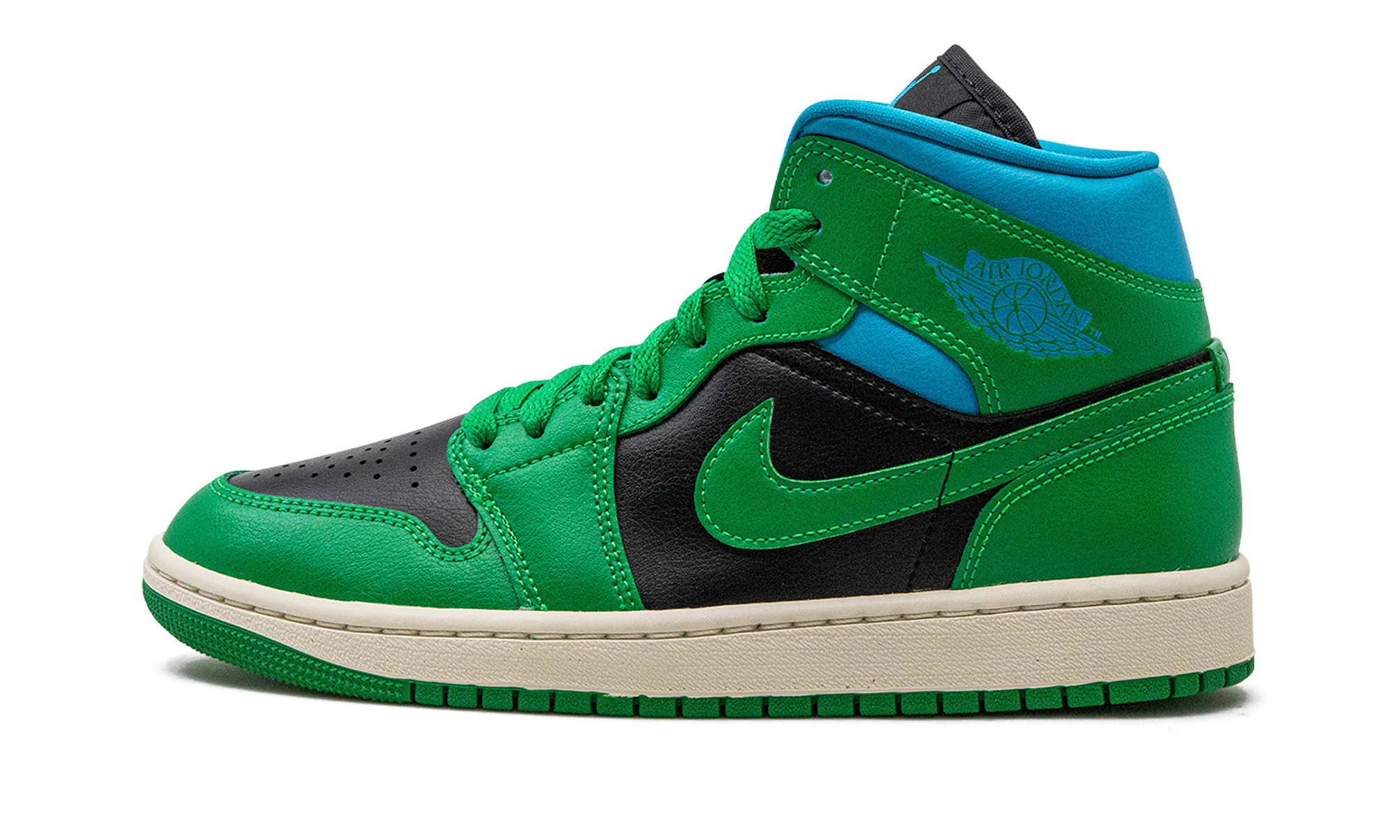 AIR JORDAN 1 MID WMNS Lucky Green Aquatone BQ6472 033