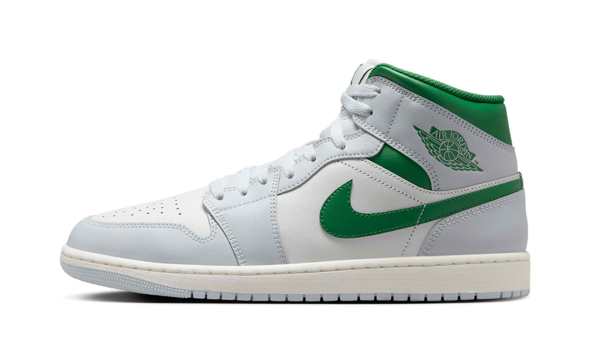 Jordan 1 Mid White Pure Platinum Pine Green DQ8426 142