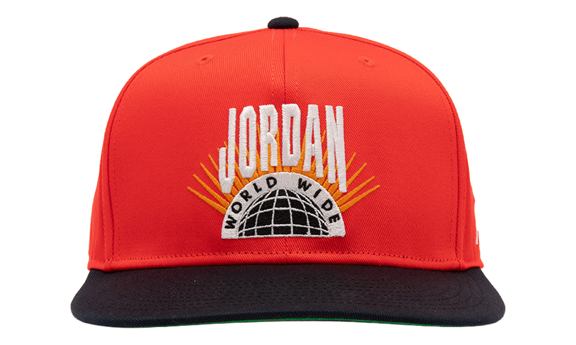 Jordan Essentials Pro Structured Flat Bill Hat Chile Red / Kelly Green / Sail IF3508 673