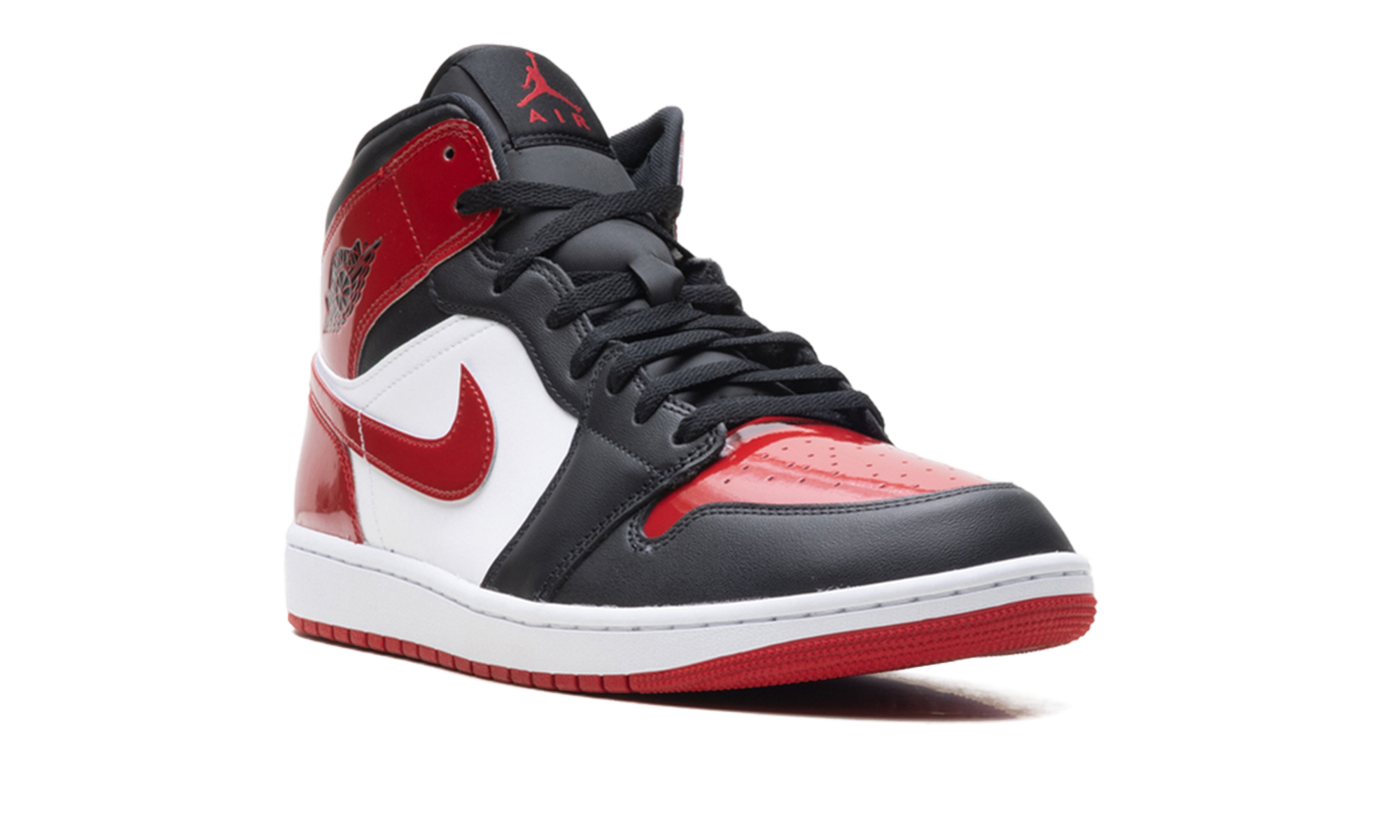 Jordan 1 Mid SE Patent Bred Toe HV4091 006