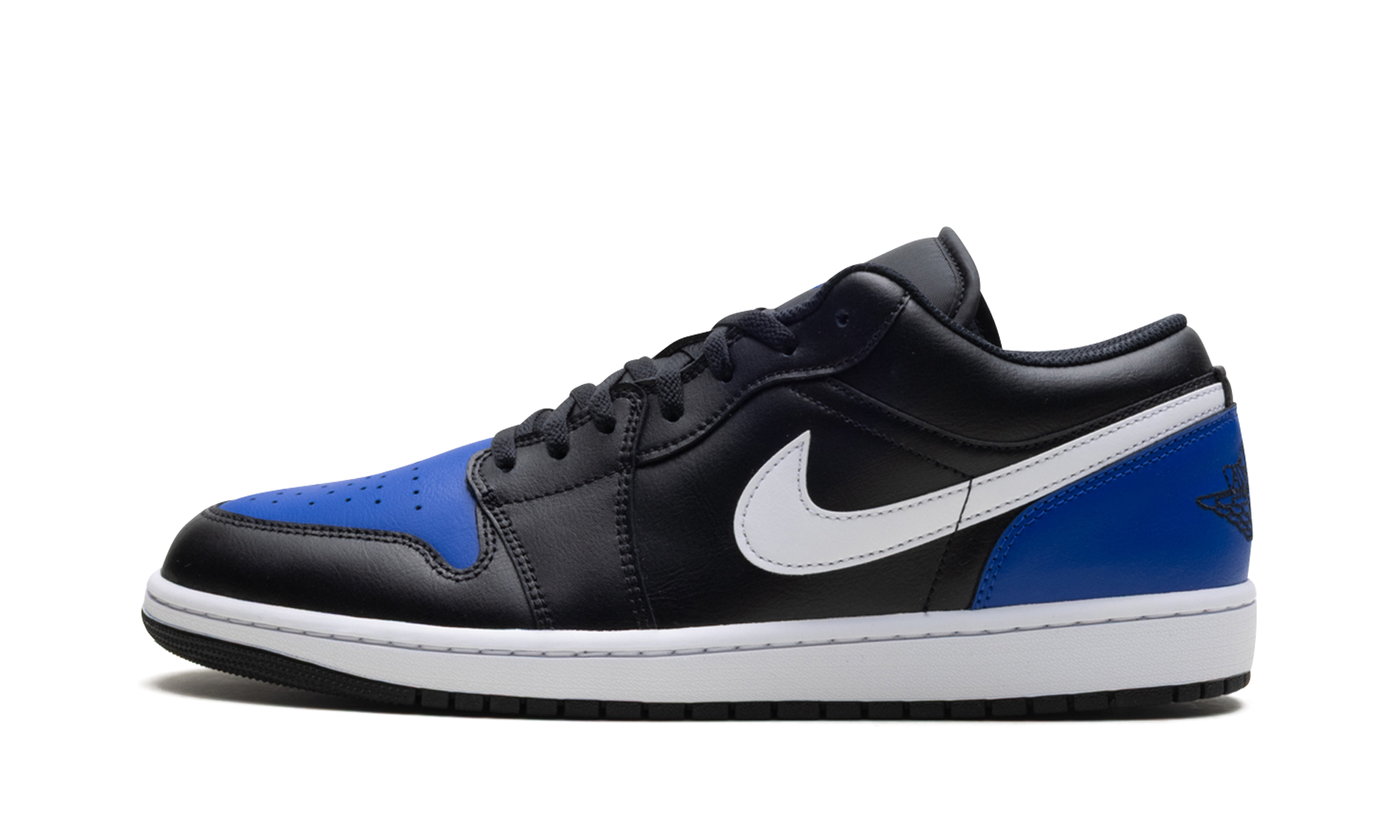 Jordan 1 Low Black Royal Toe 553558 042