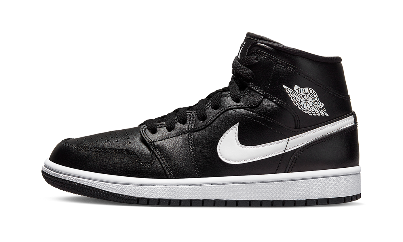AIR JORDAN 1 MID WMNS Black / White DV0991 001