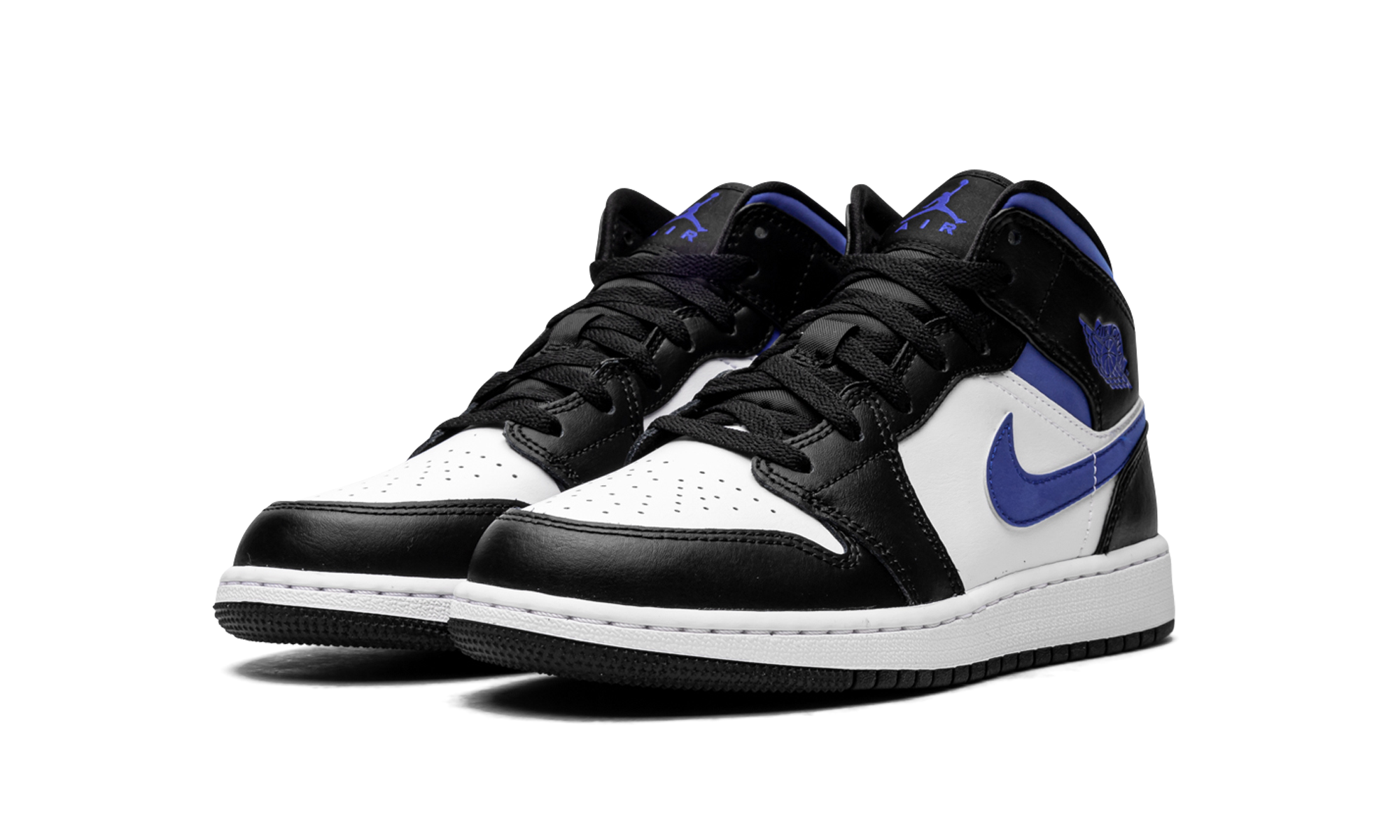 Air Jordan 1 Mid GS Racer Blue / Black / White 554725 140