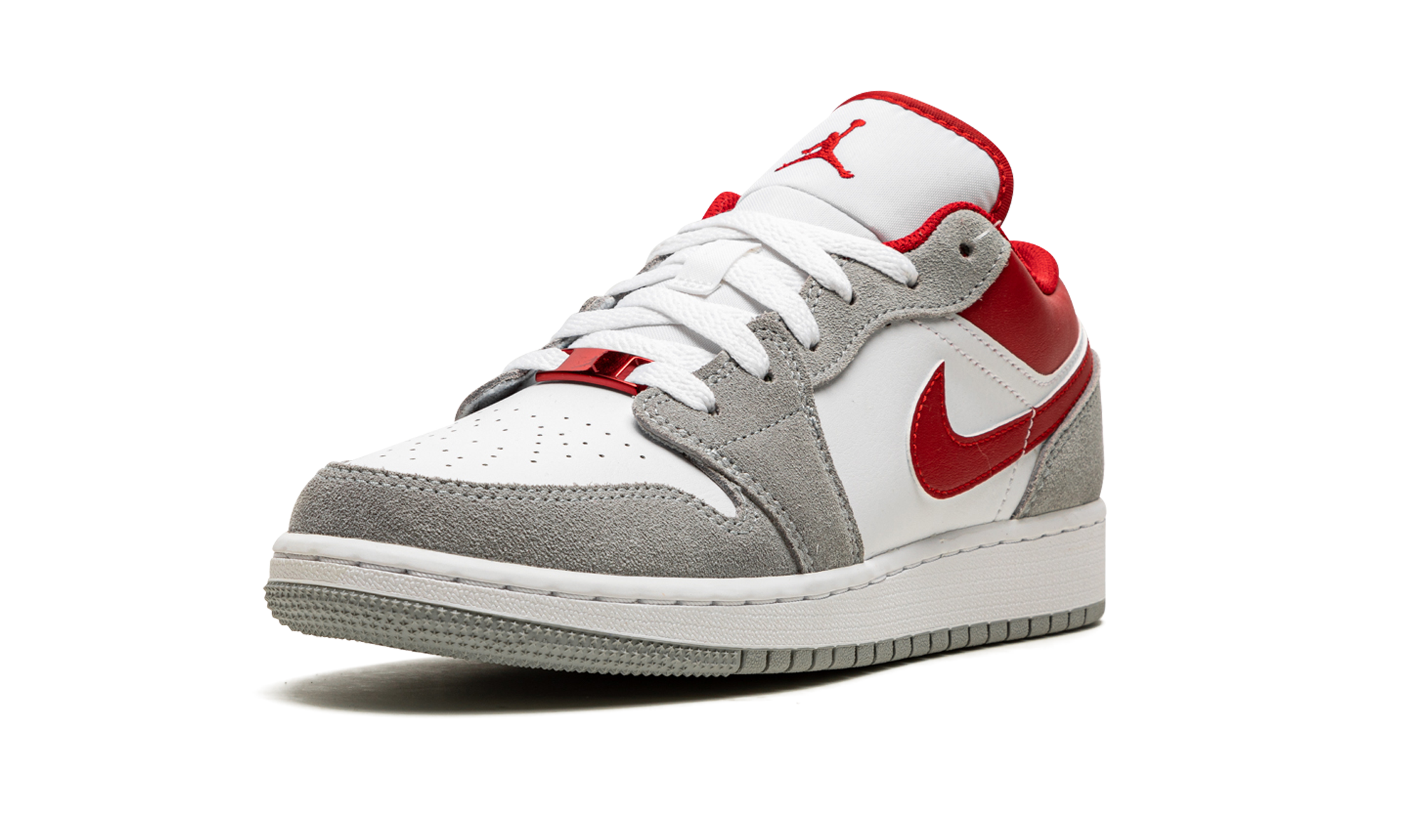 Air Jordan 1 Low SE GS Smoke Grey Gym Red DM0589 016