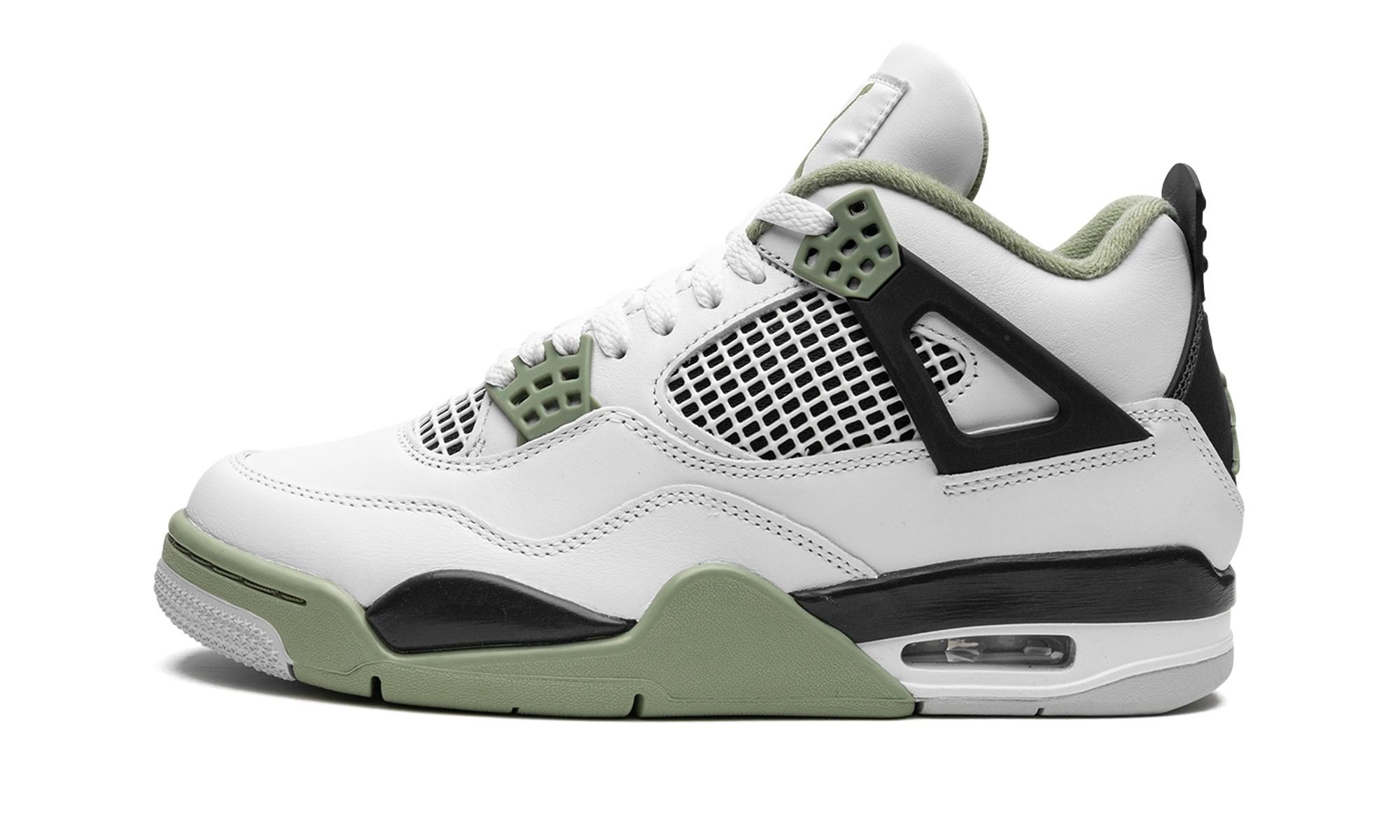 Air Jordan 4 Retro WMNS Seafoam Oil Green AQ9129 103