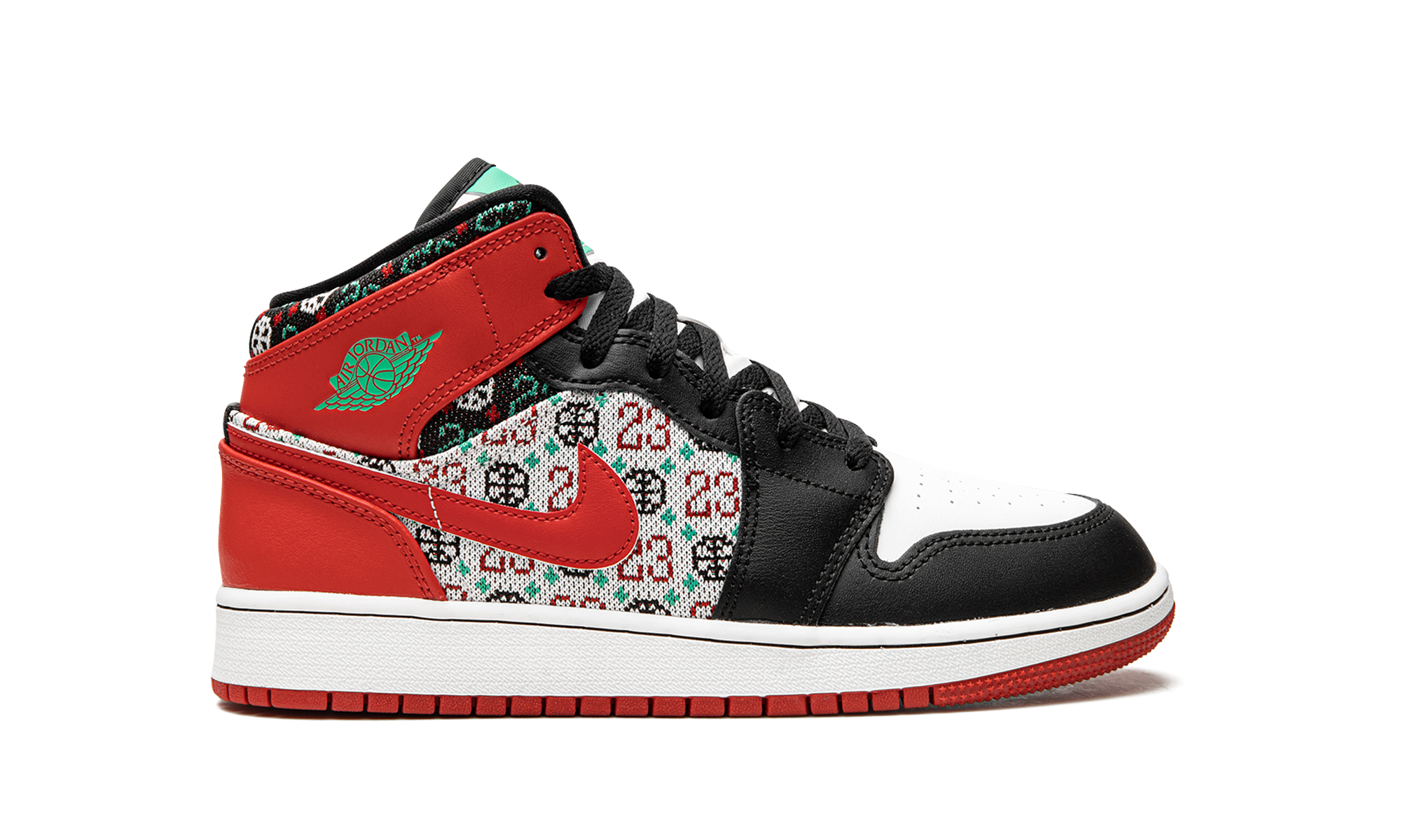Jordan 1 Mid GS Ugly Christmas Sweater DM1208 150
