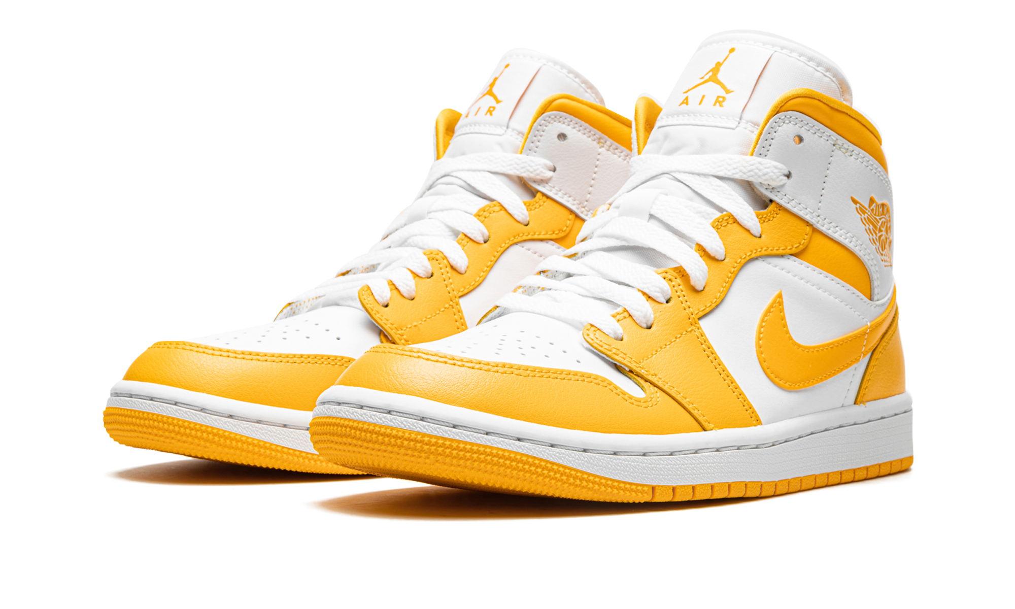 JORDAN 1 MID WMNS White / University Gold BQ6472 117