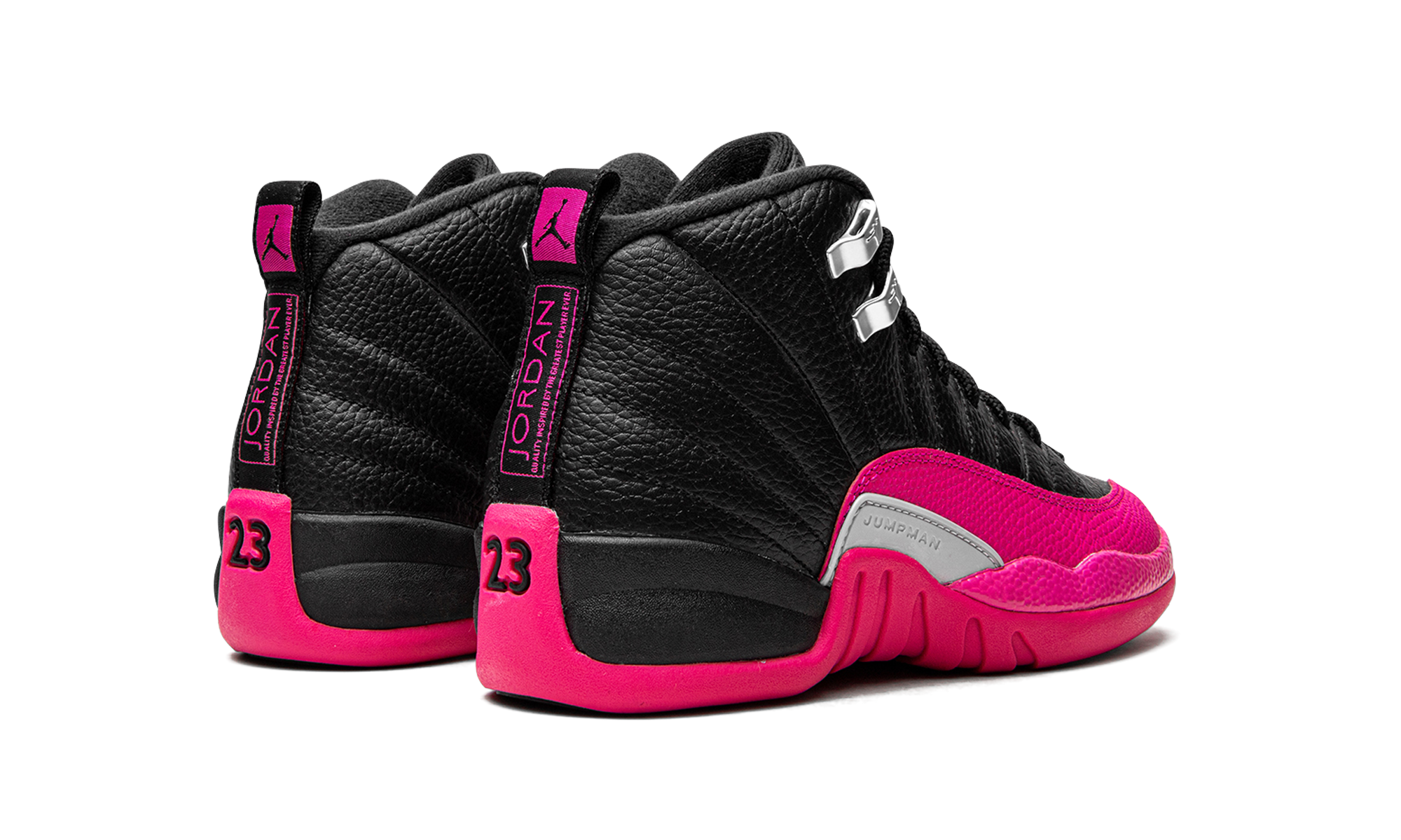 Air Jordan 12 Retro GS Black Pink 510815 026