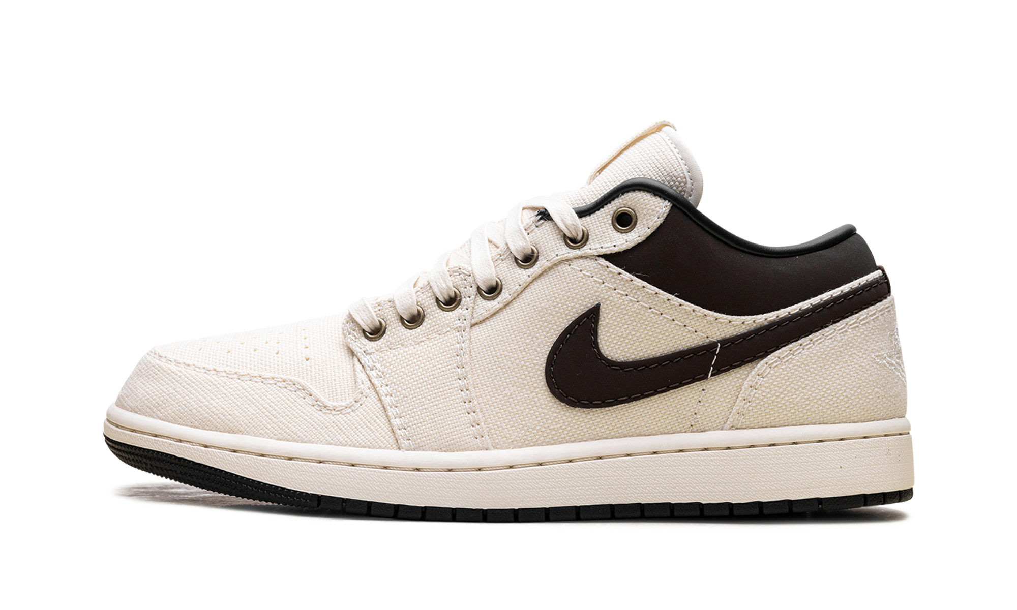 Air Jordan 1 Low Premium Pale Ivory Baroque Brown IB8058 110