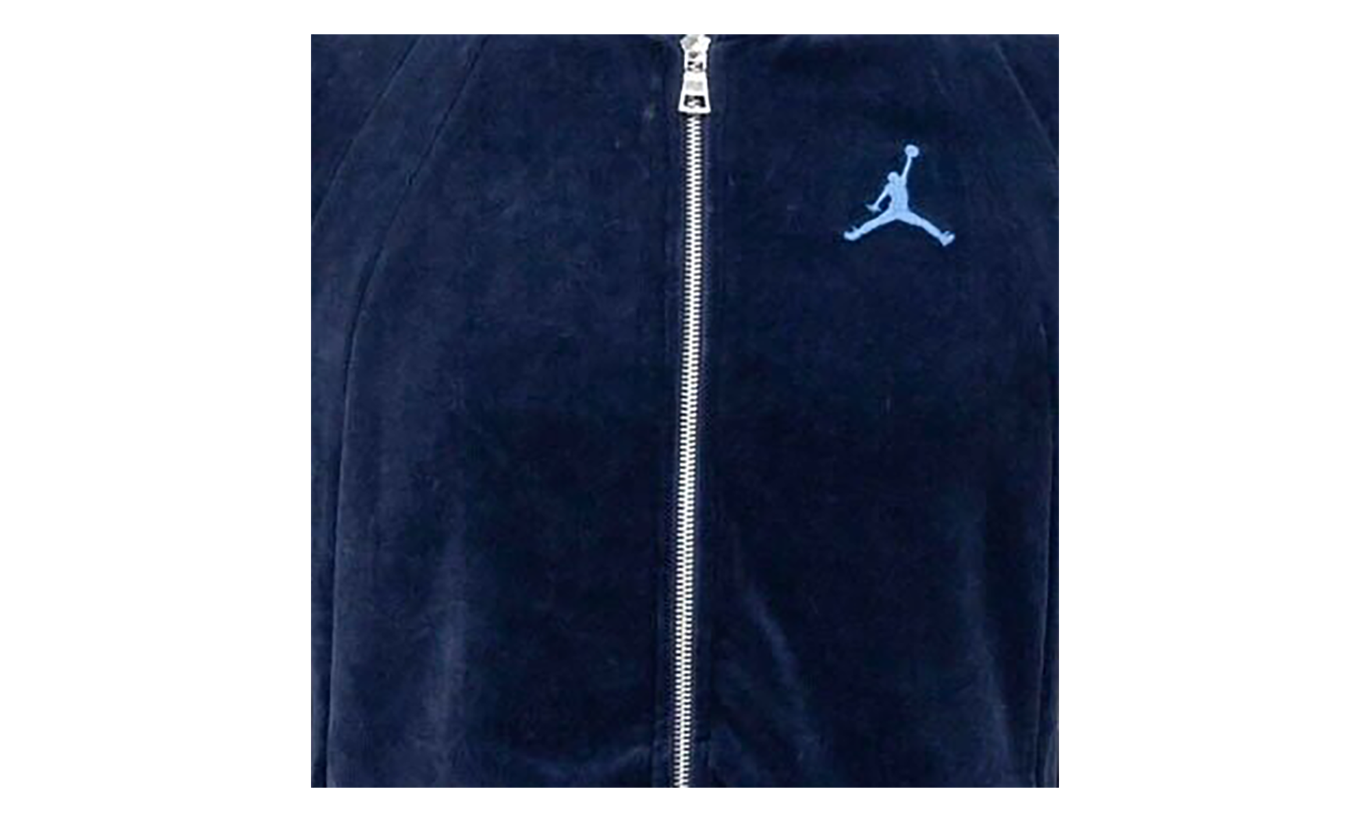 Air Jordan Velour Full Zip Track Jacket Blue AH2357 410