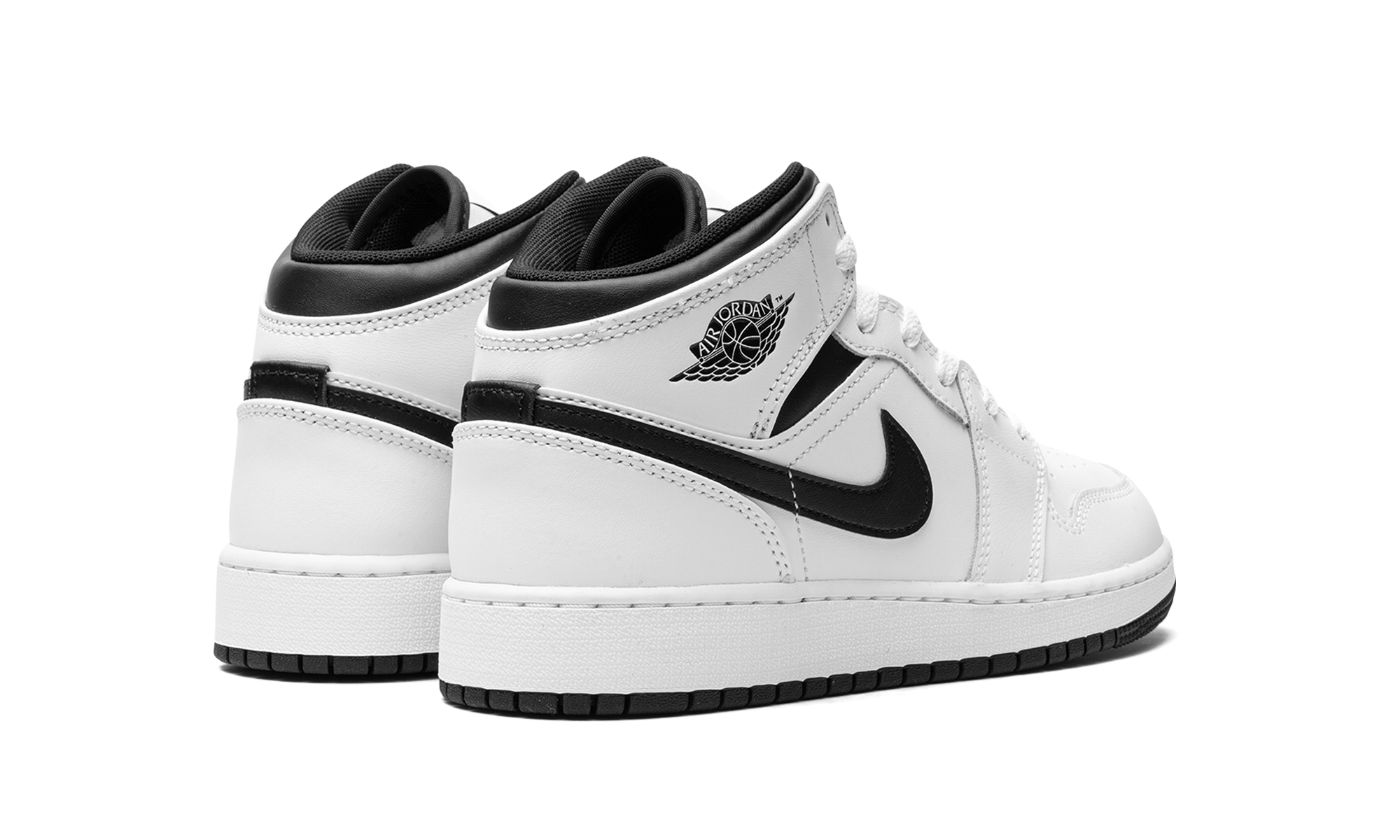 Air Jordan 1 Mid GS White/Black DQ8423 132