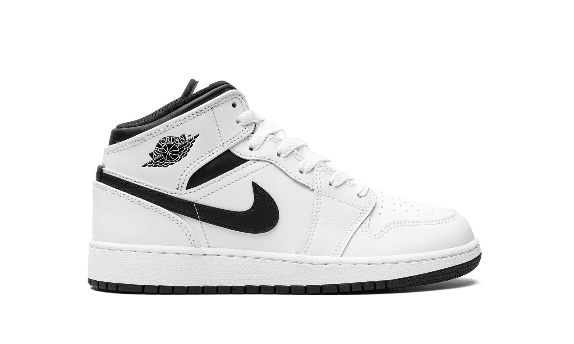 Air Jordan 1 Mid GS White/Black DQ8423 132