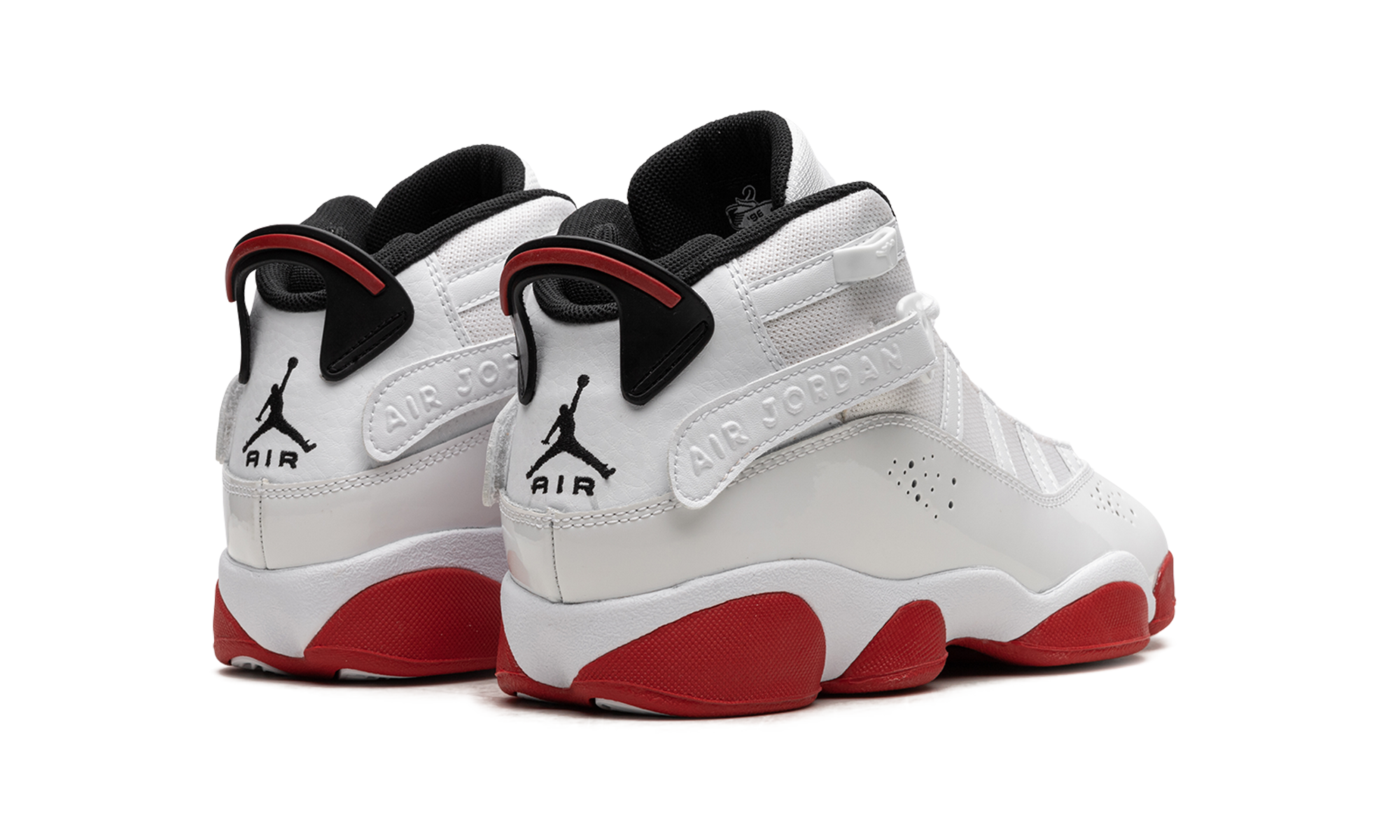 Jordan 6 Rings GS White University Red 323419 160