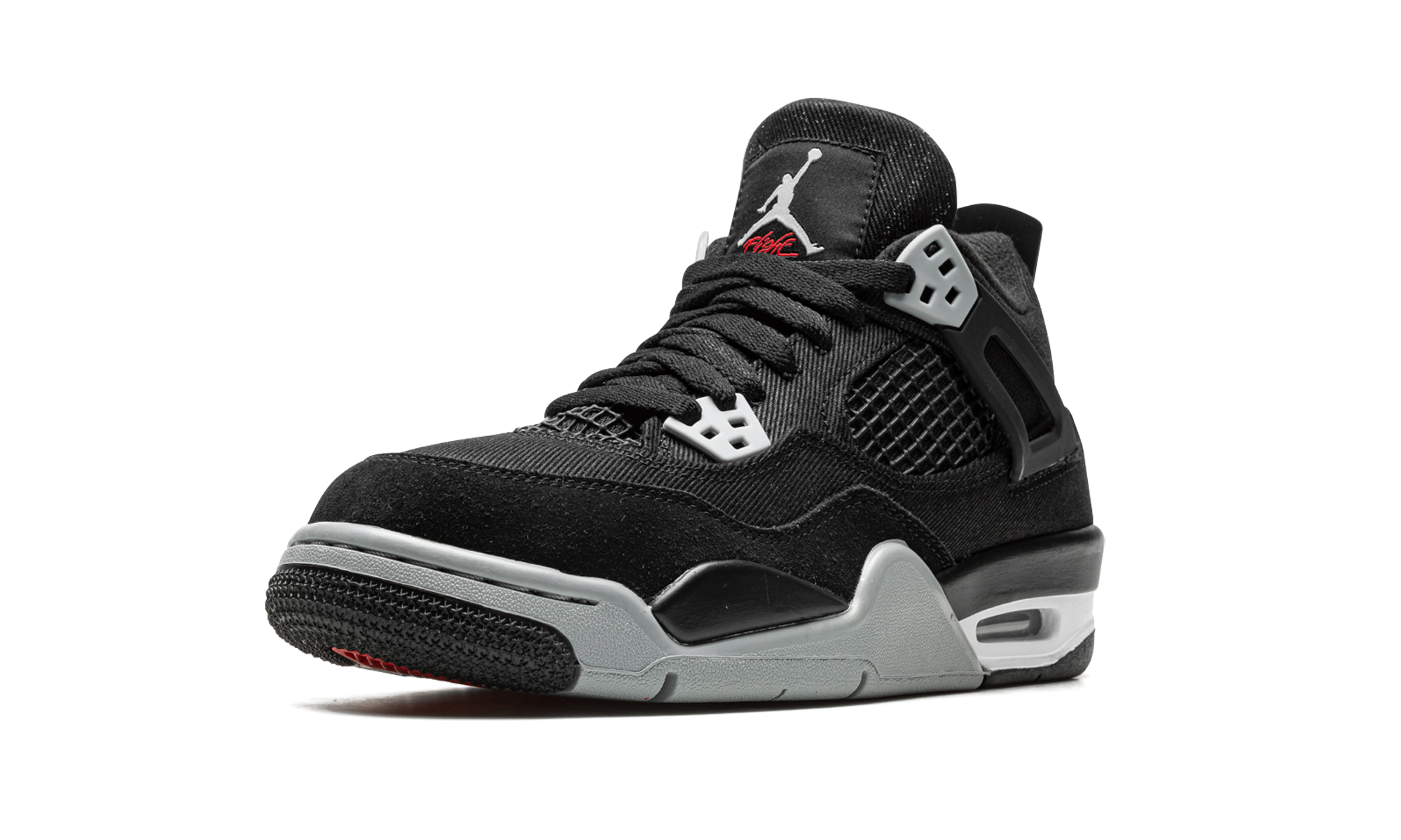 Air Jordan 4 GS Black Canvas DV0553 006