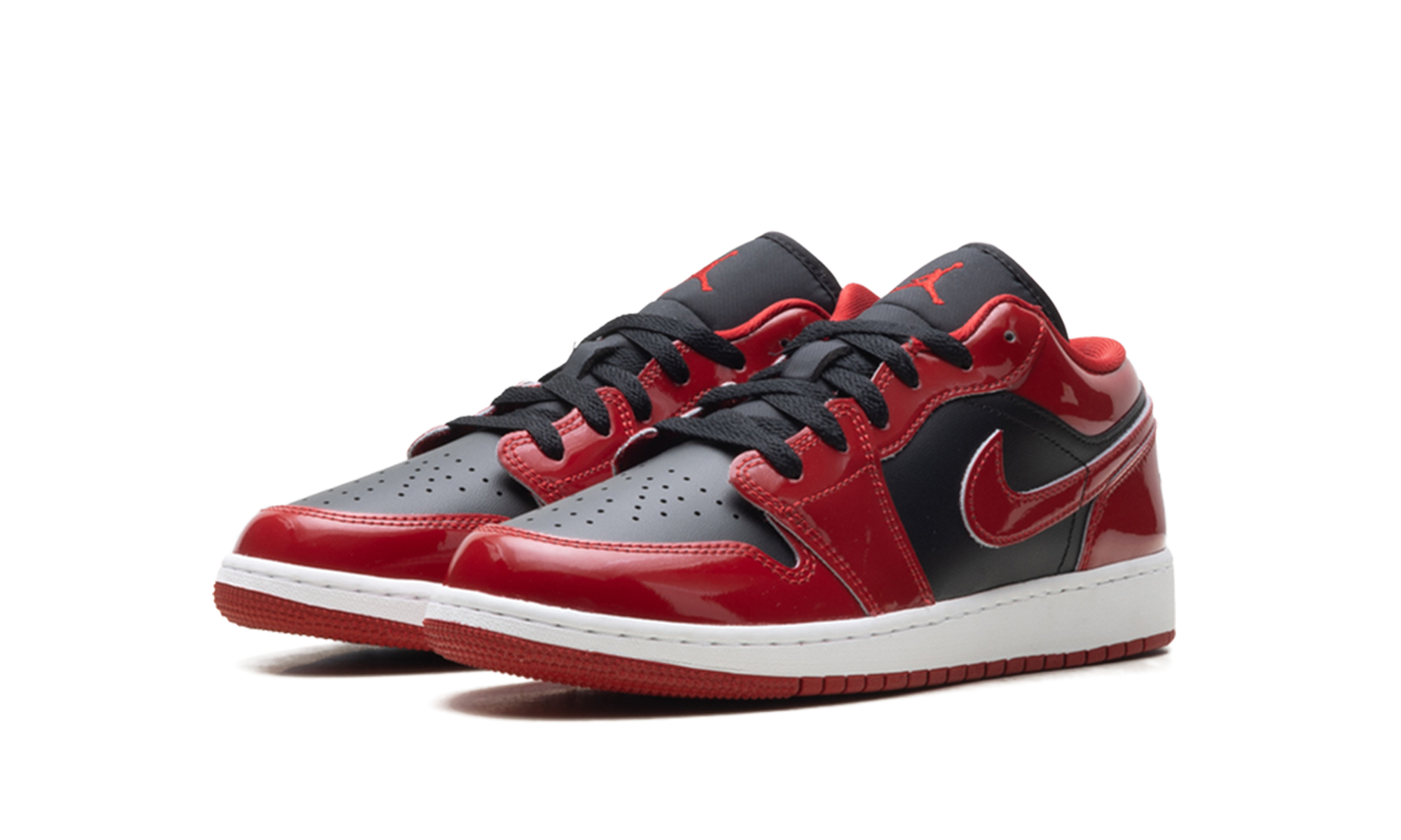 Air Jordan 1 Low SE GS Patent Bred HV4396 006