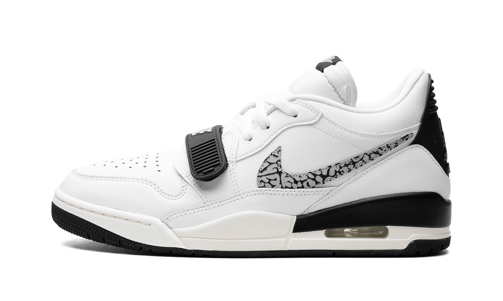 Air Jordan Legacy 312 Low White Black Elephant Swoosh CD7069 110