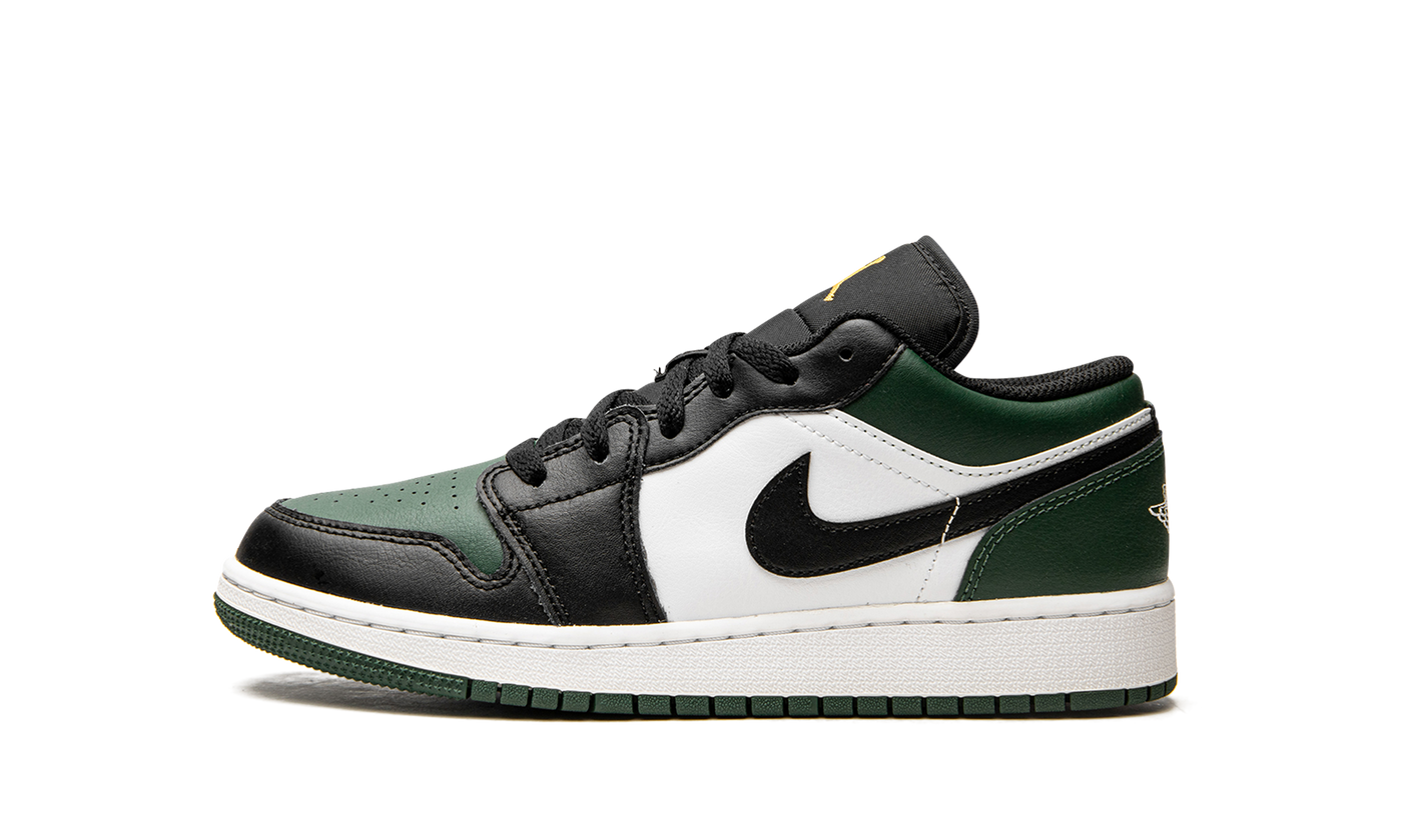Air Jordan 1 Low GS Green Toe 553560 371