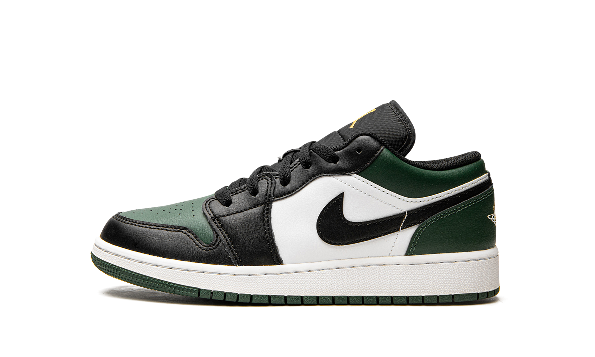 Air Jordan 1 Low GS Green Toe 553560 371