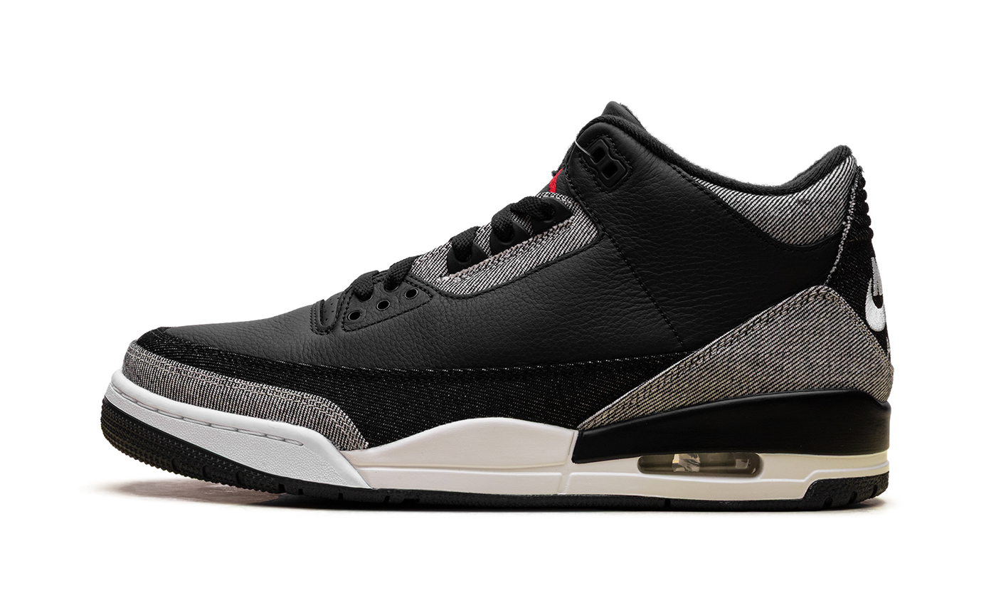 Air Jordan 3 Levi's - Black Denim IR0914 400