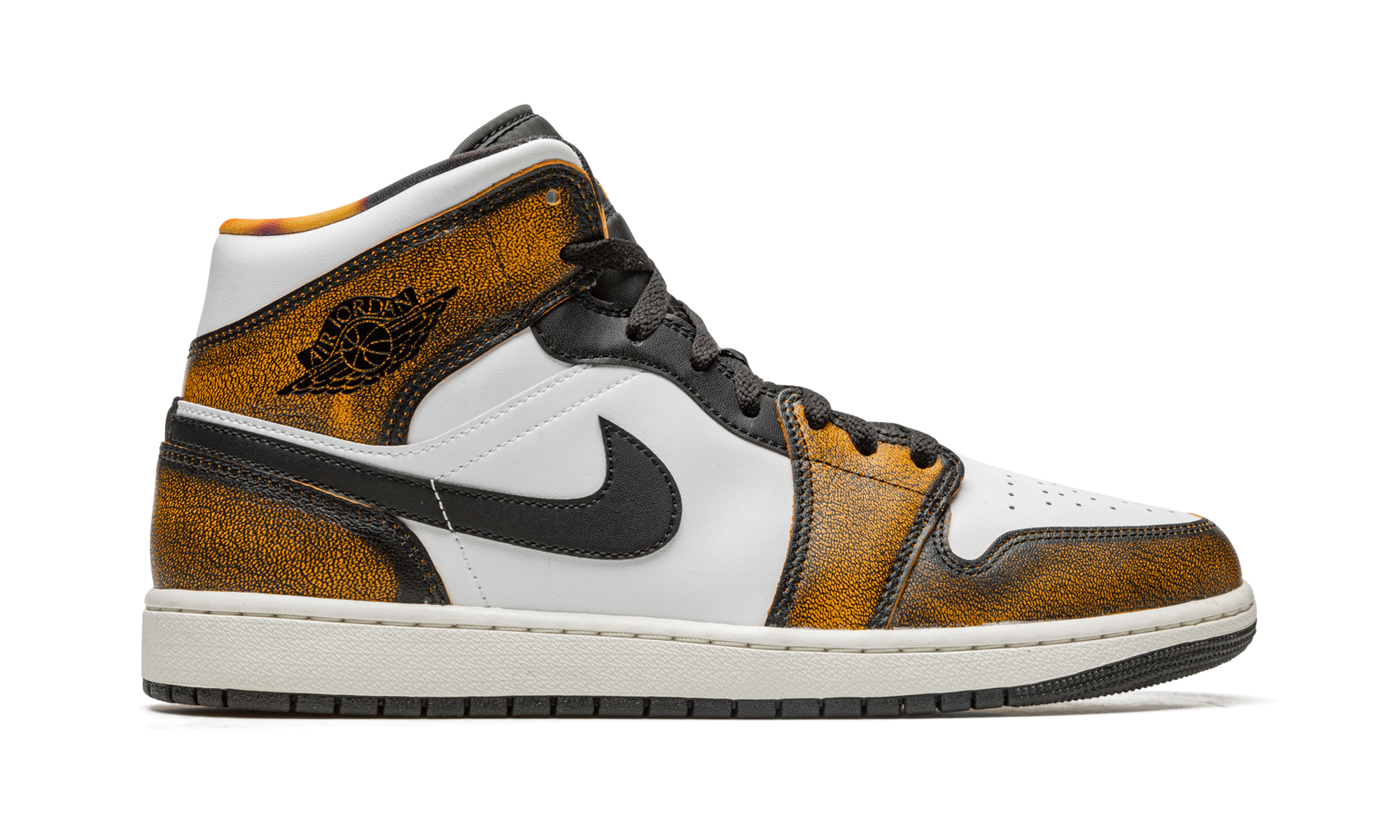Air Jordan 1 Mid SE Orange Wear Away DQ8417 071