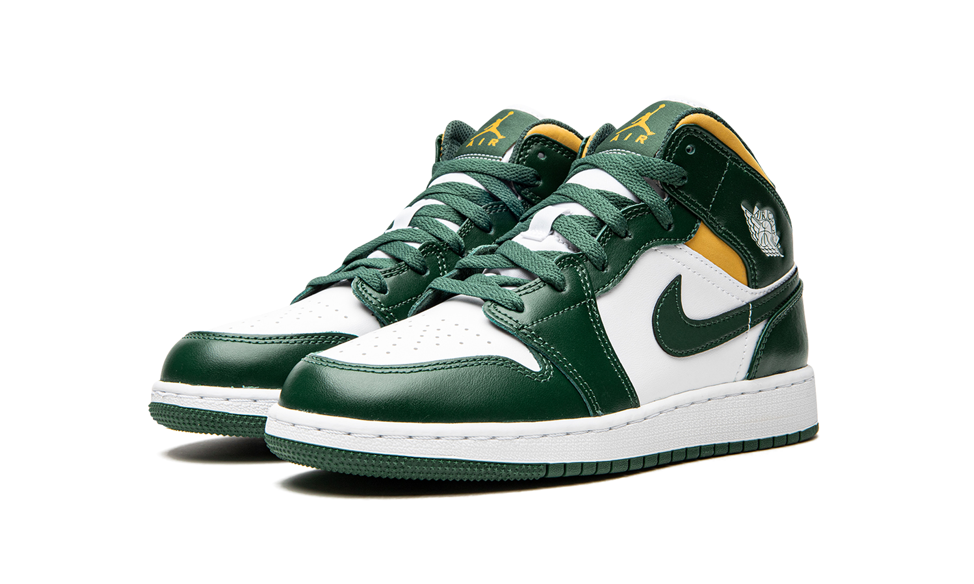 Air Jordan 1 Mid GS Sonics 554725 371