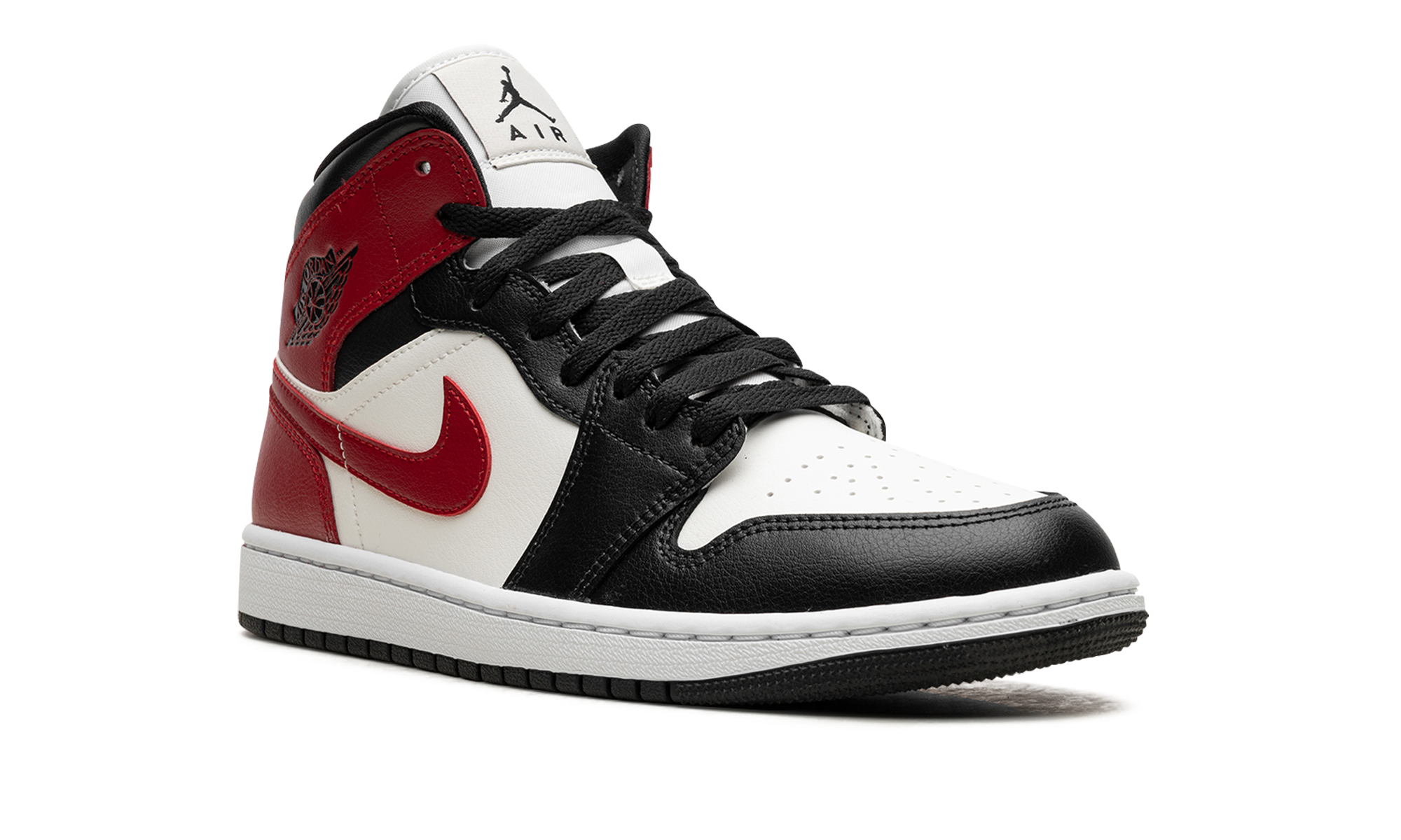AIR JORDAN 1 MID WMNS Black Toe BQ6472 160