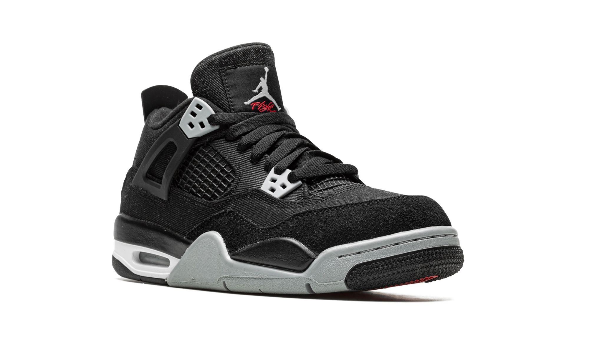 Air Jordan 4 GS Black Canvas DV0553 006