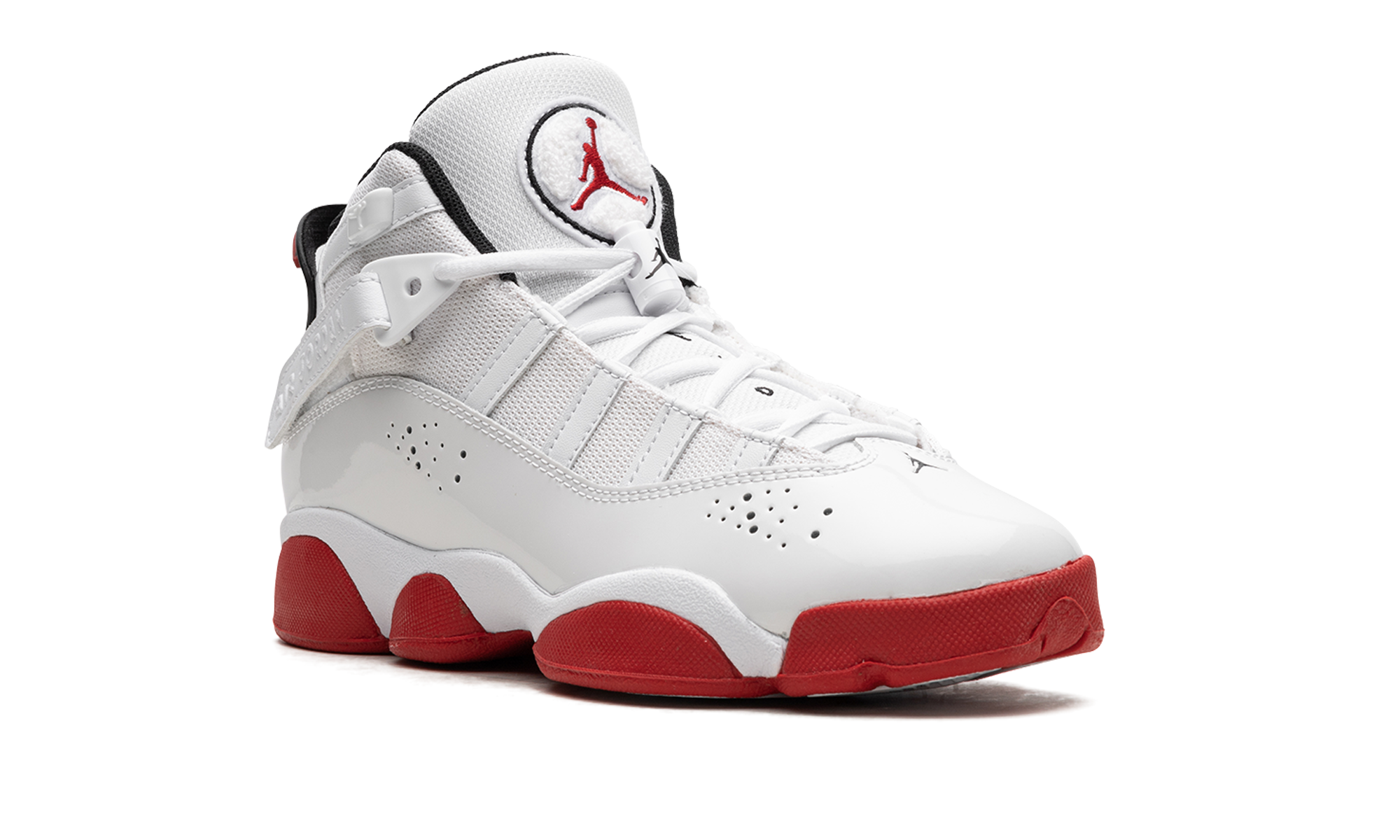 Jordan 6 Rings GS White University Red 323419 160