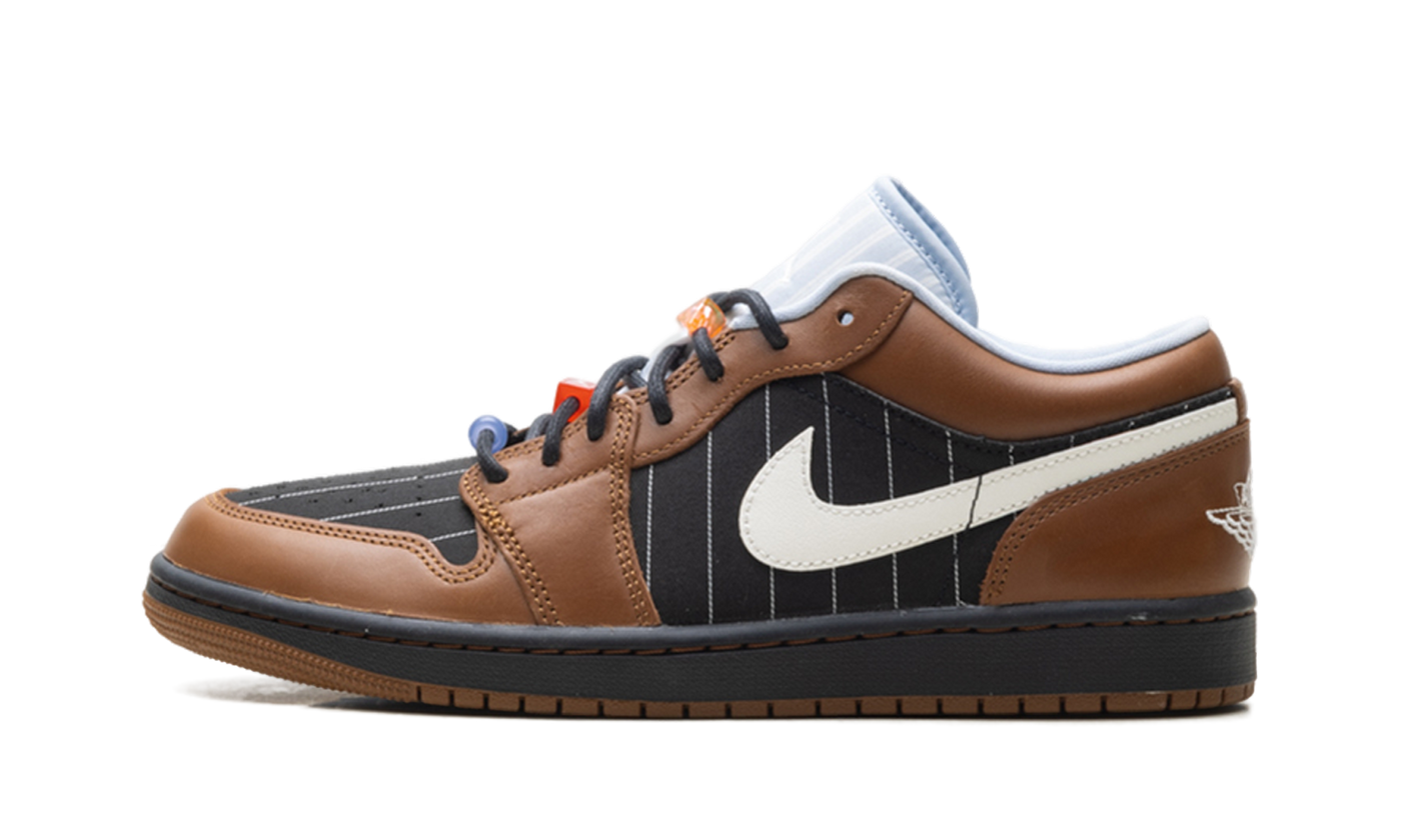 Air Jordan 1 Low SE Black Sail Light British Tan IR7560 010