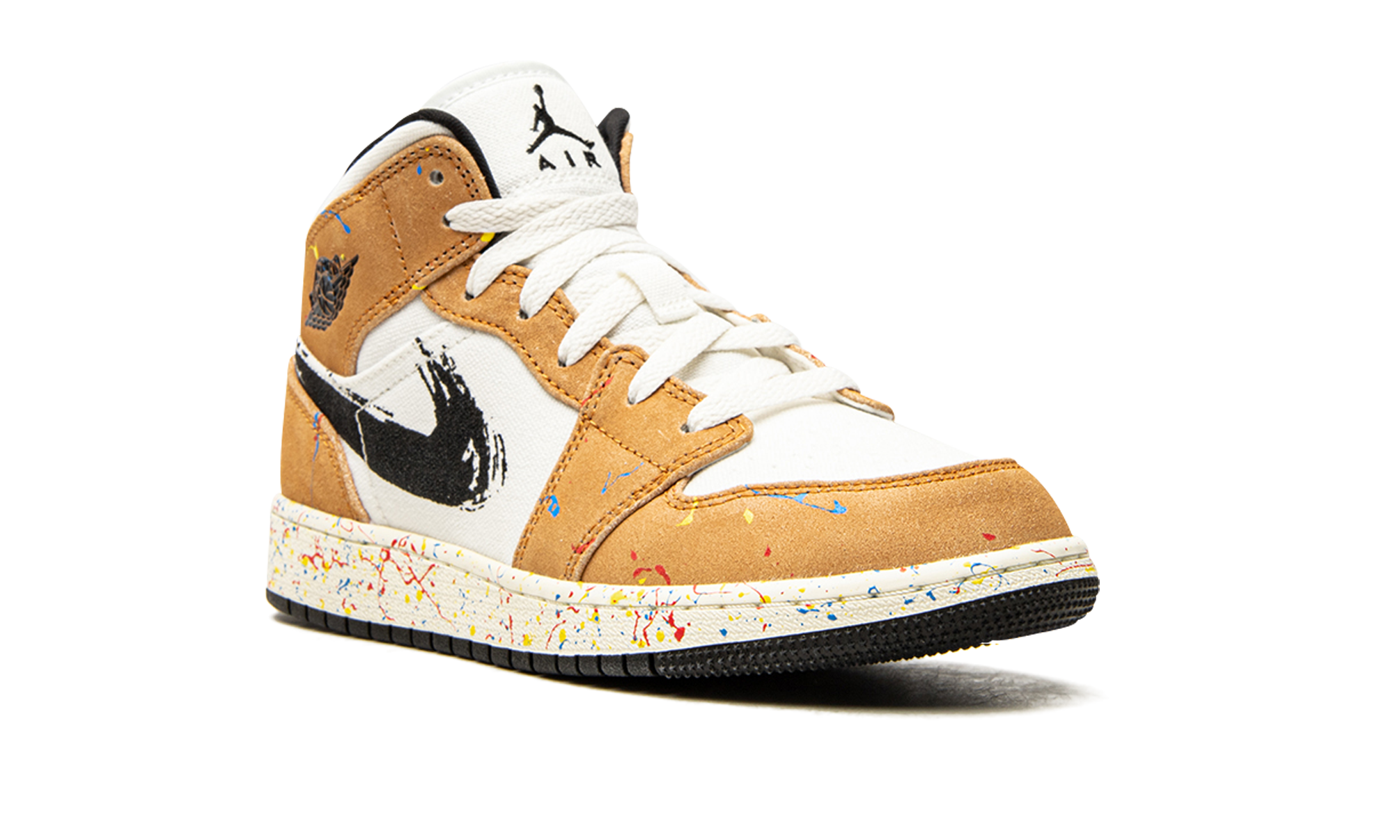 Air Jordan 1 Mid SE GS Brushstroke DA8006 100