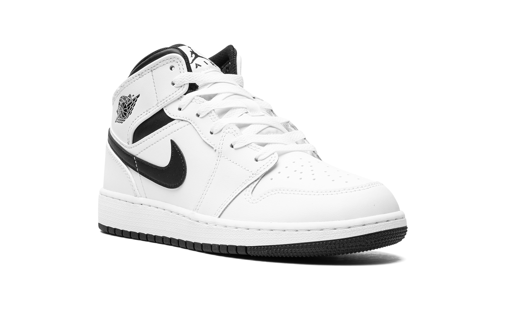 Air Jordan 1 Mid GS White/Black DQ8423 132