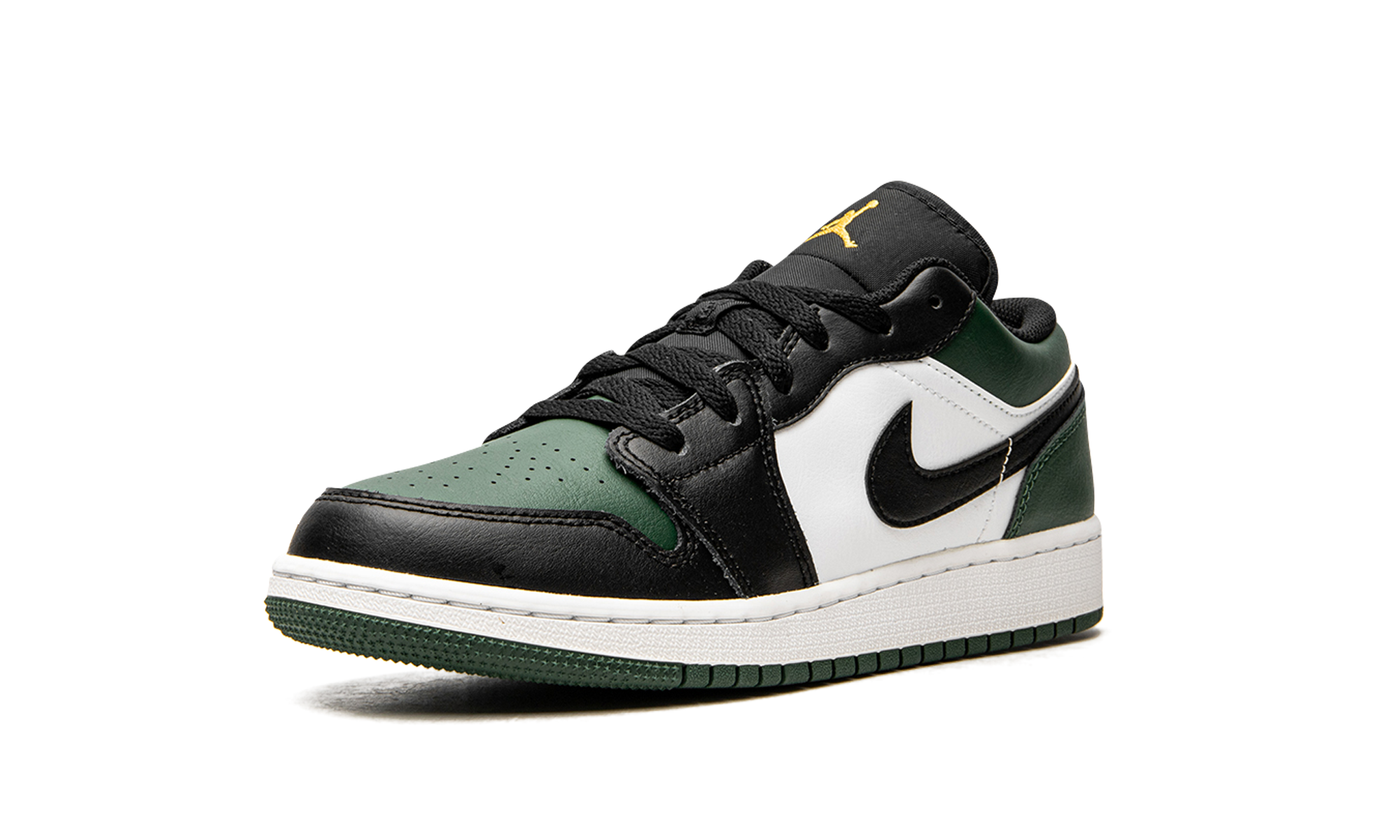 Air Jordan 1 Low GS Green Toe 553560 371