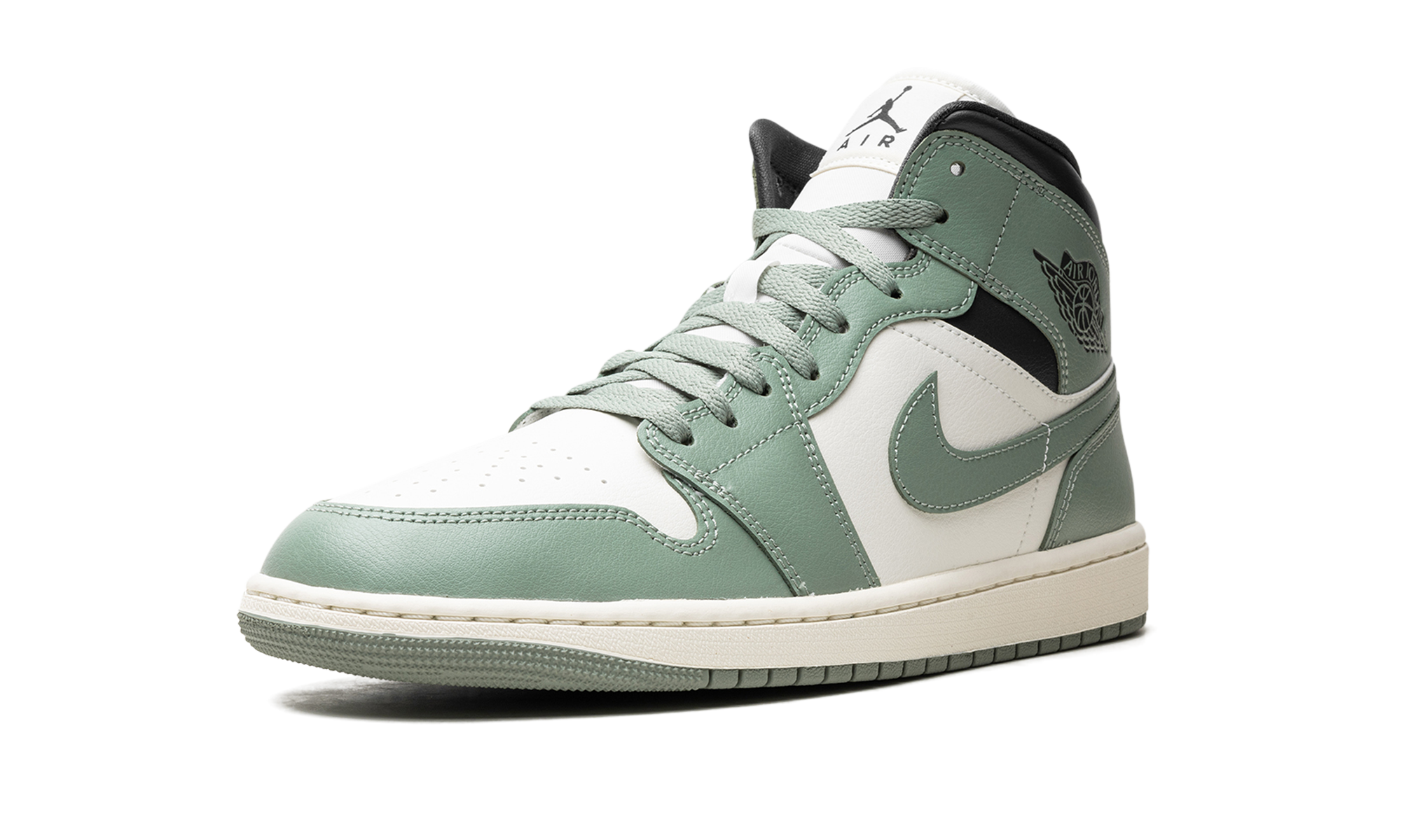 AIR JORDAN 1 MID WMNS JADE SMOKE BQ6472 130
