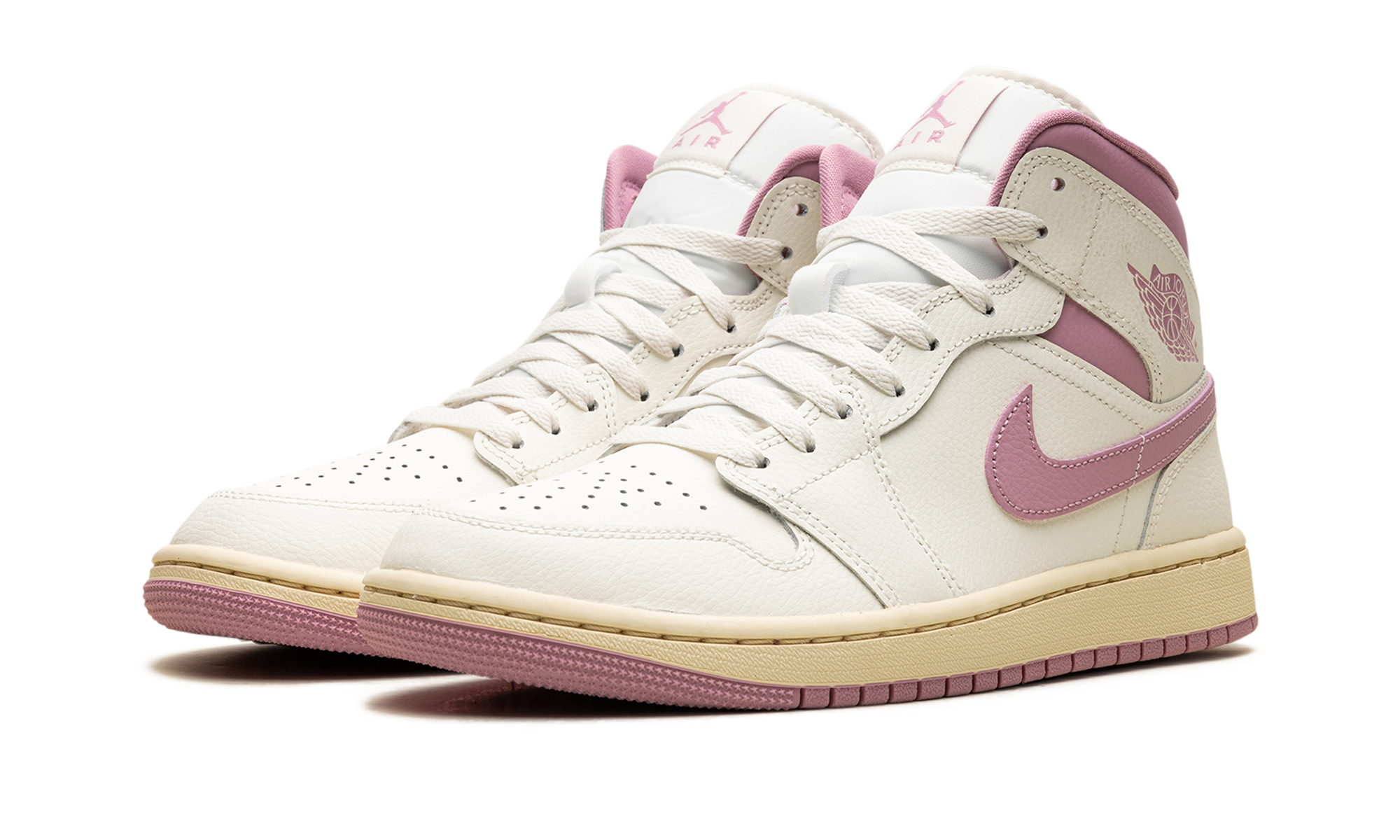 Jordan 1 Mid WMNS Sail Pink Coconut Milk BQ6472 162
