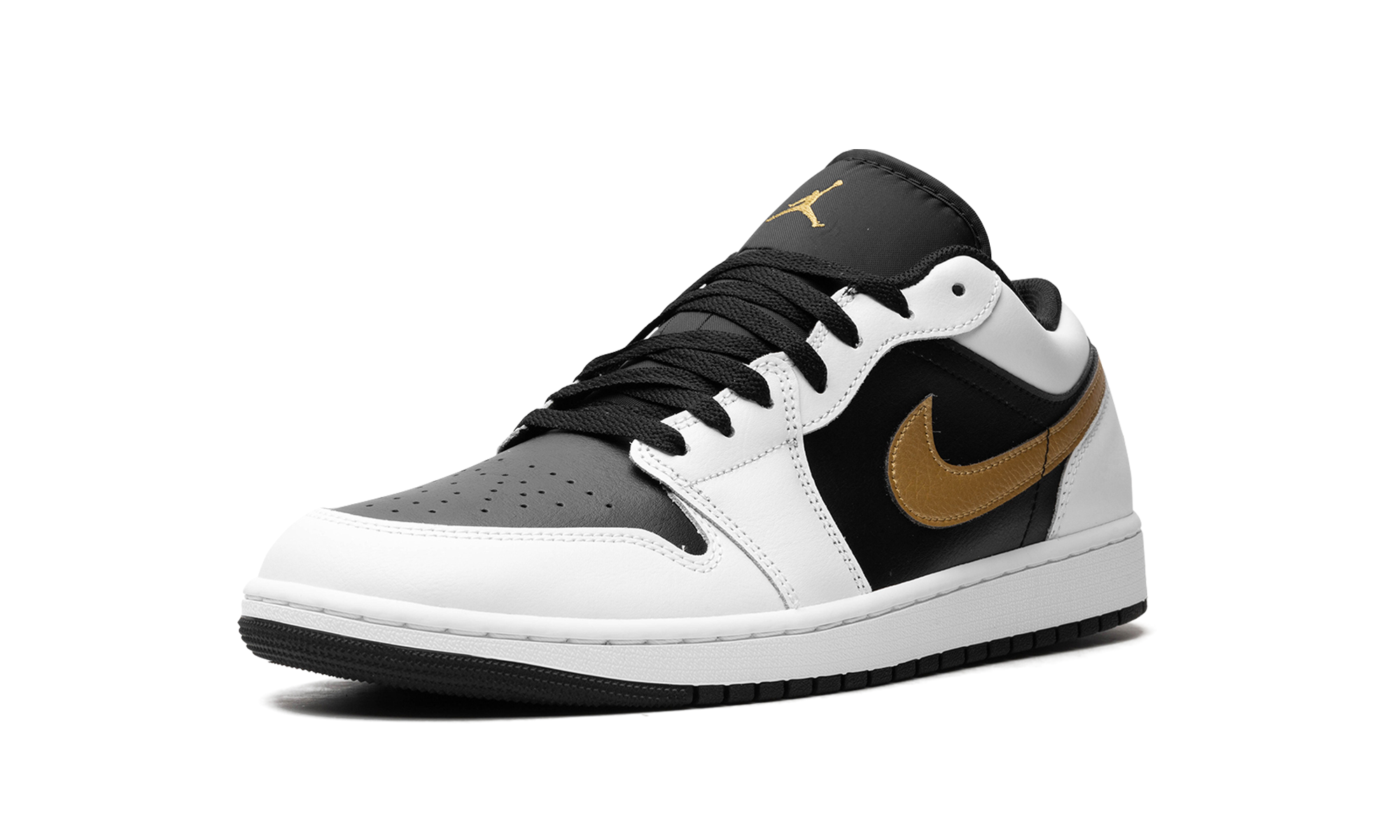 Air Jordan 1 Low Gold Swoosh 553558 172