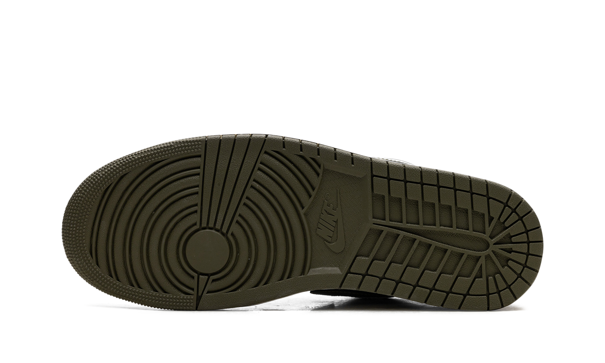 Air Jordan 1 Low Black Toe Medium Olive 553558 092