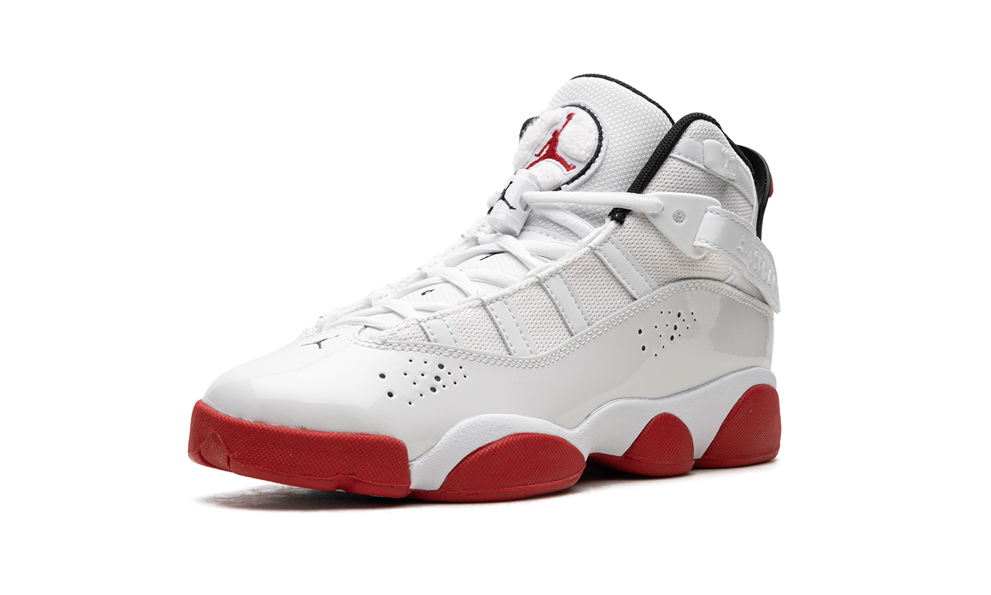 Jordan 6 Rings GS White University Red 323419 160