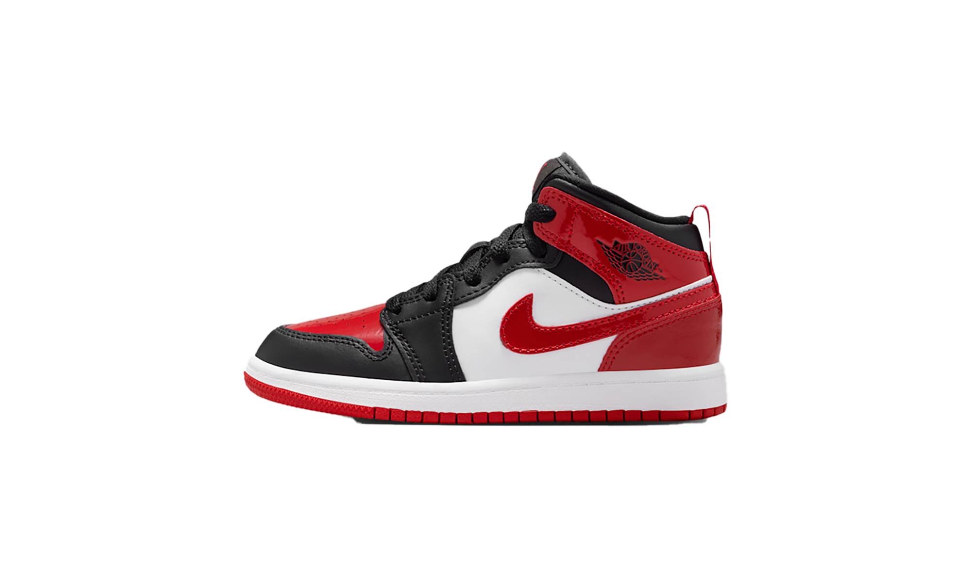Air Jordan 1 Mid GS Red/black HV4399 006
