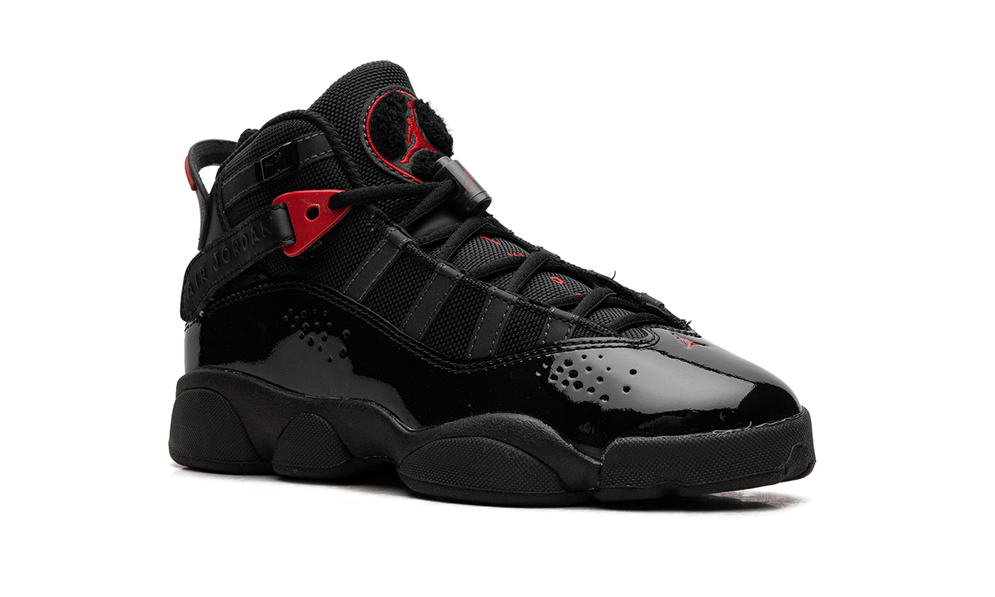 Jordan 6 Rings GS Black Varsity Red 323419 026