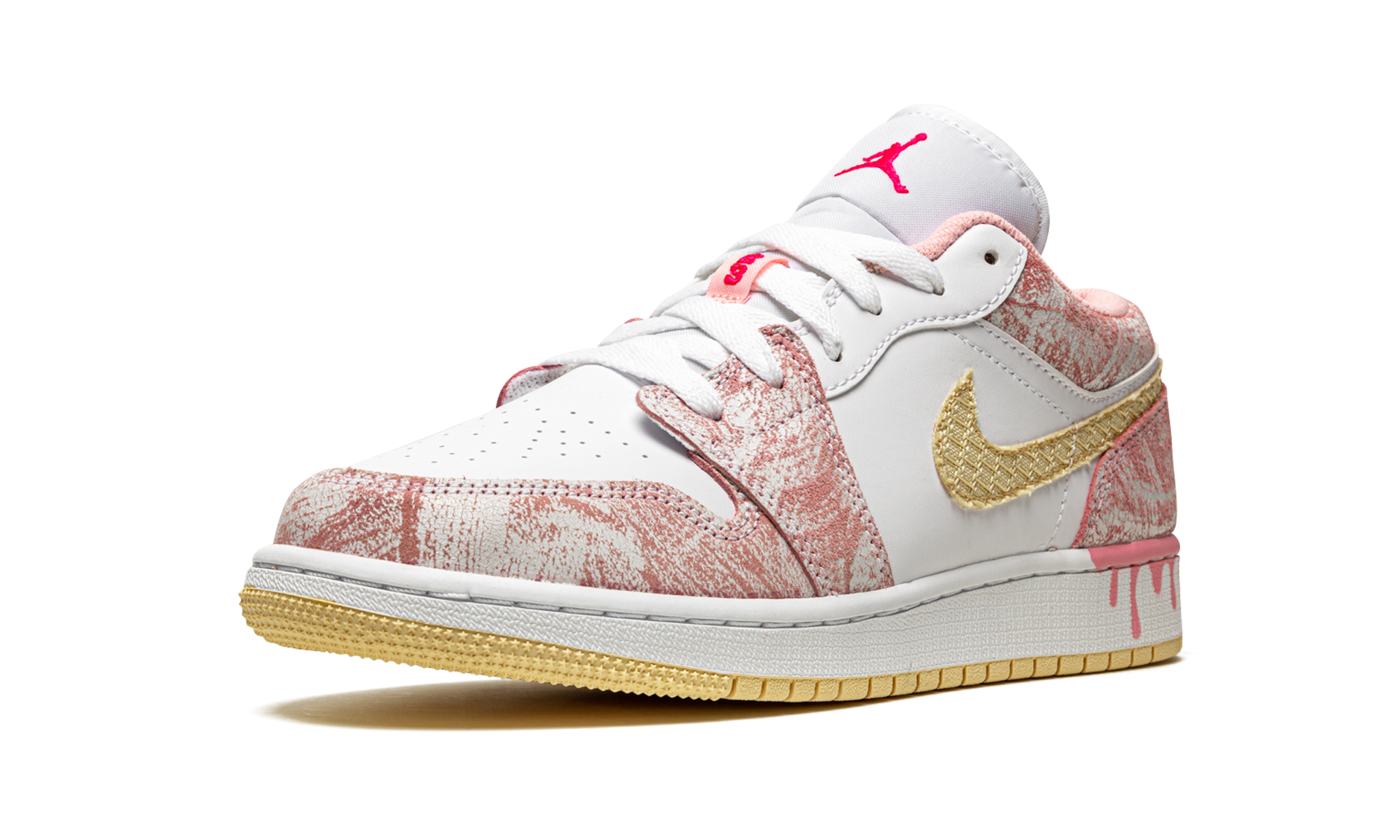 Air Jordan 1 Low SE GS Paint Drip CW7104 601