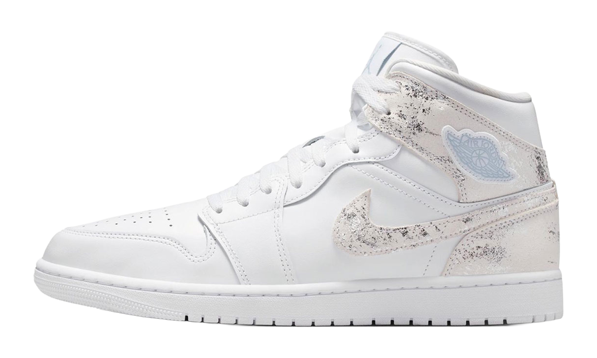Jordan 1 Mid SE Distressed White Field Silver IR2271 100