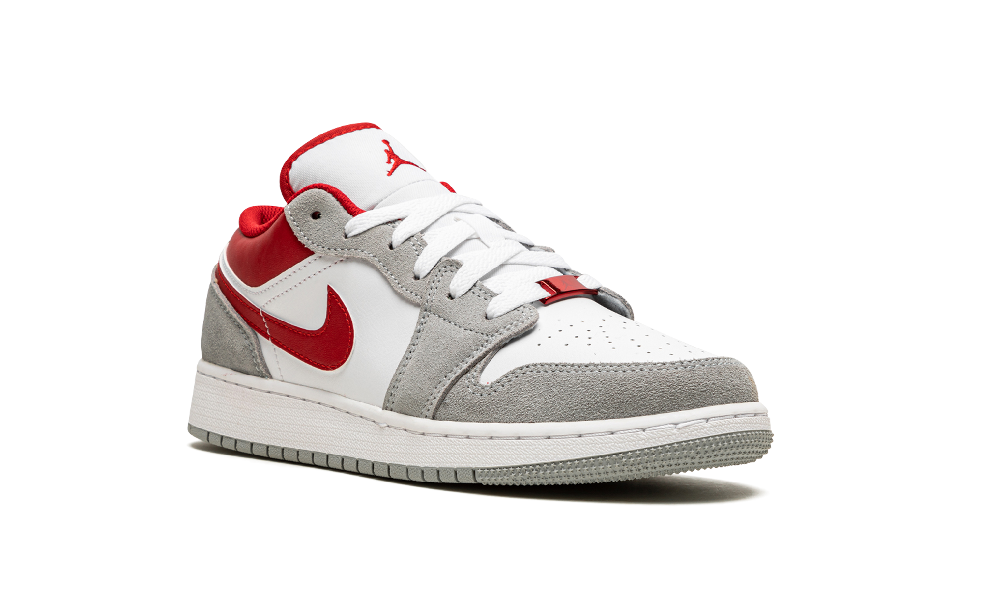 Air Jordan 1 Low SE GS Smoke Grey Gym Red DM0589 016