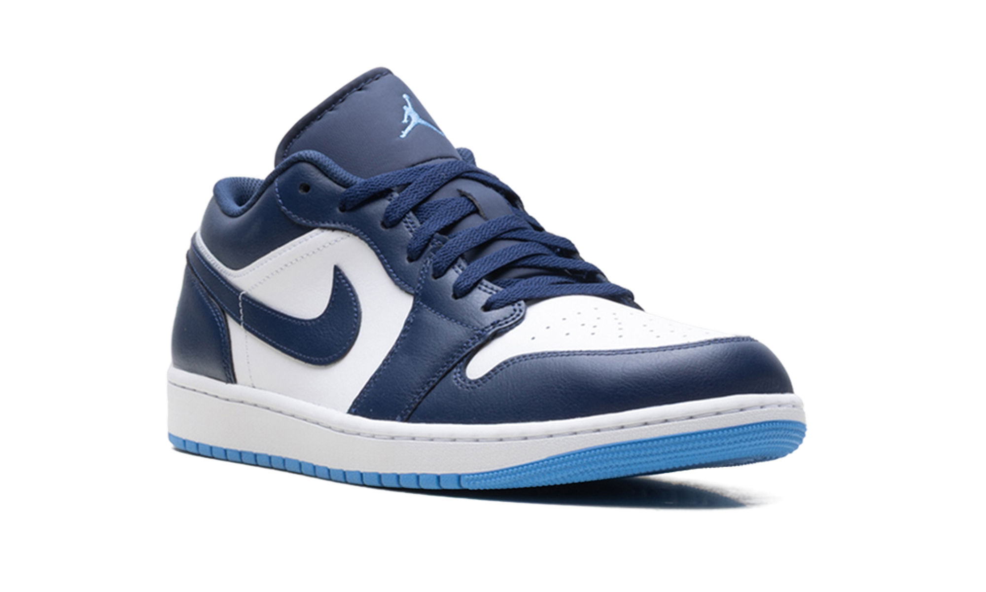 Air Jordan 1 Low Midnight Navy / University Blue 553558 404