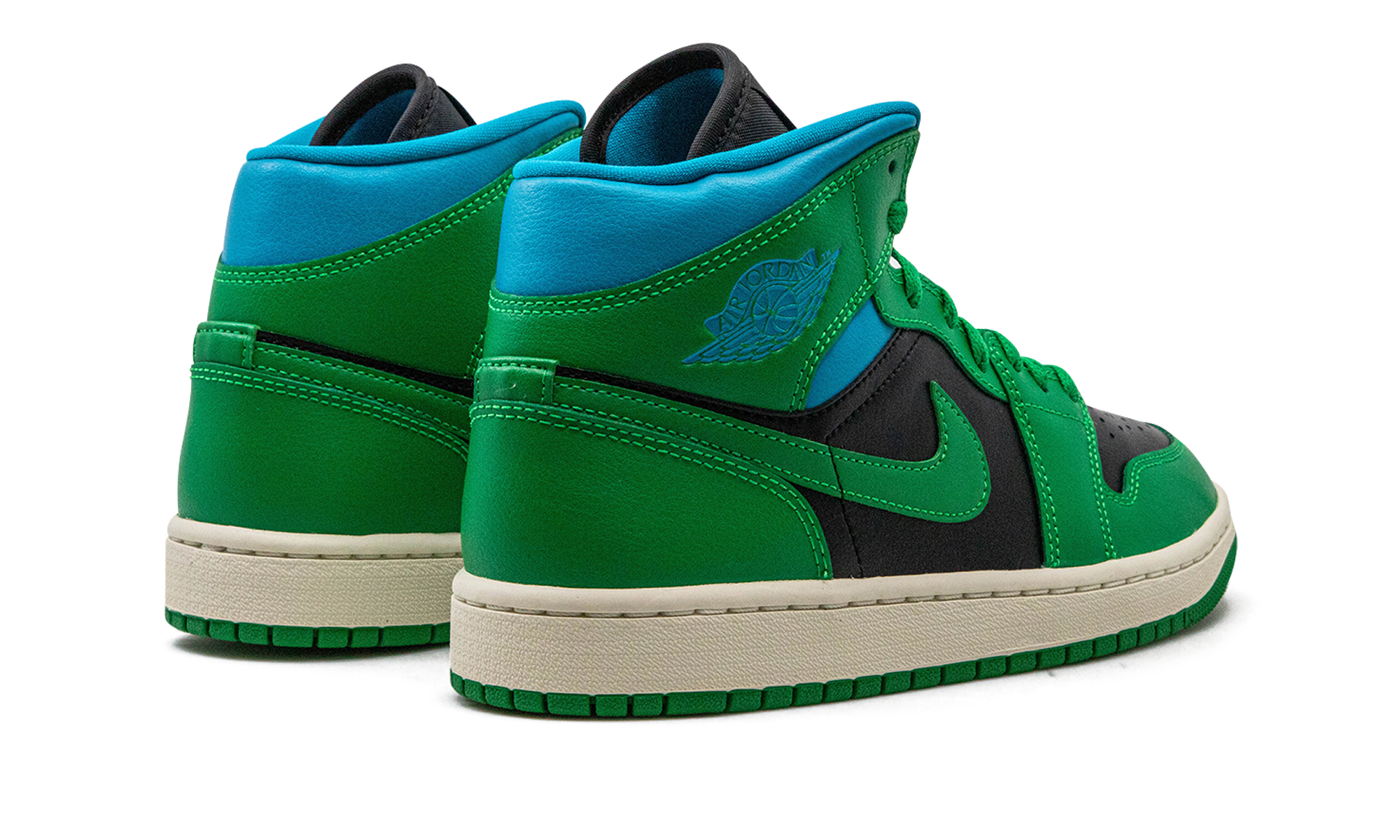 AIR JORDAN 1 MID WMNS Lucky Green Aquatone BQ6472 033