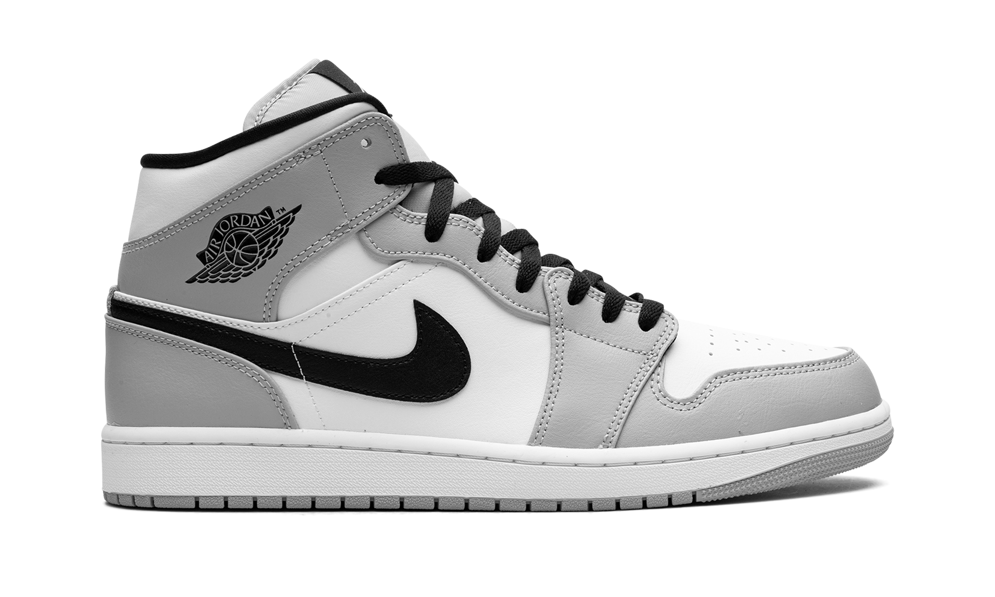 Air Jordan 1 Mid Light Smoke Grey 554724 092