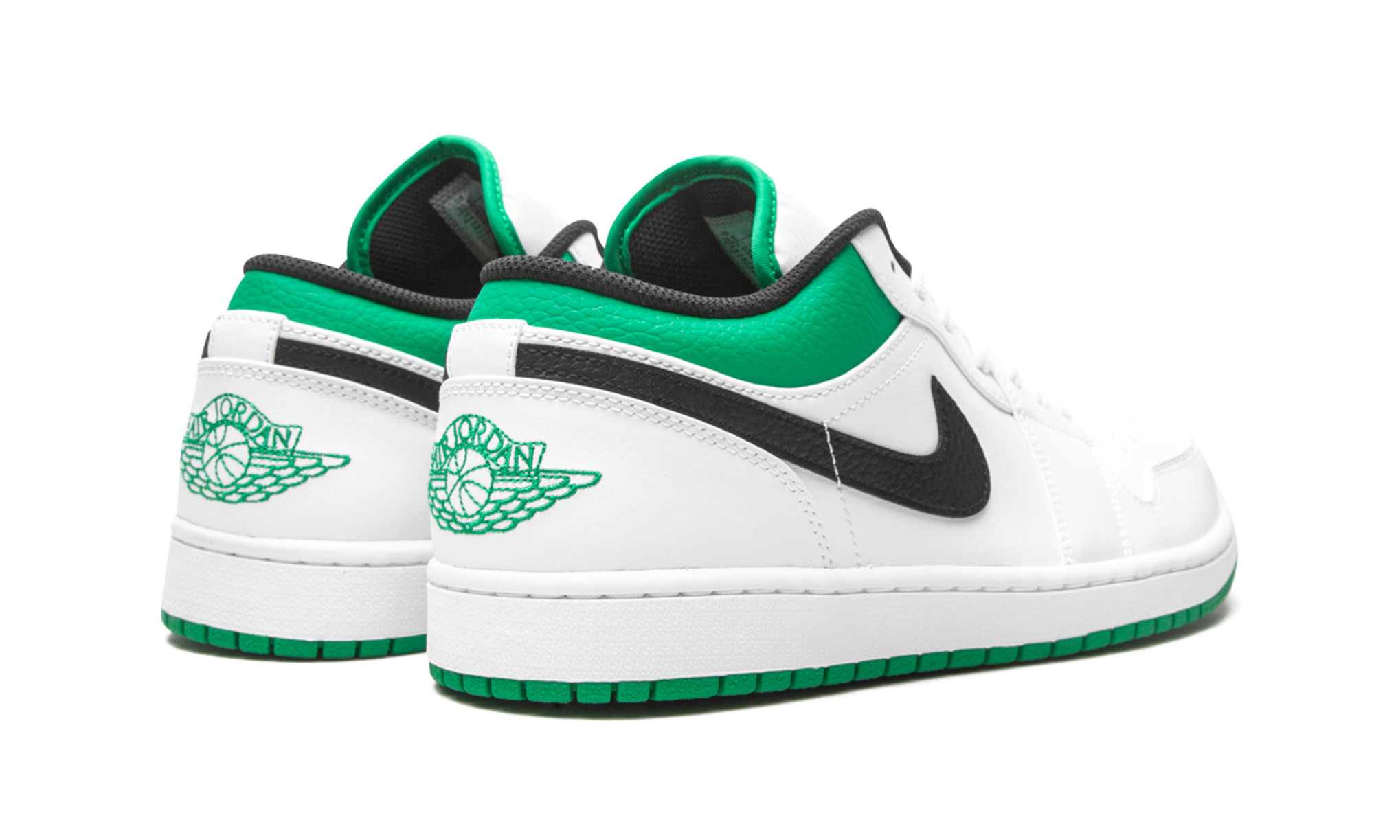 Air Jordan 1 Low White / Lucky Green 553558 129