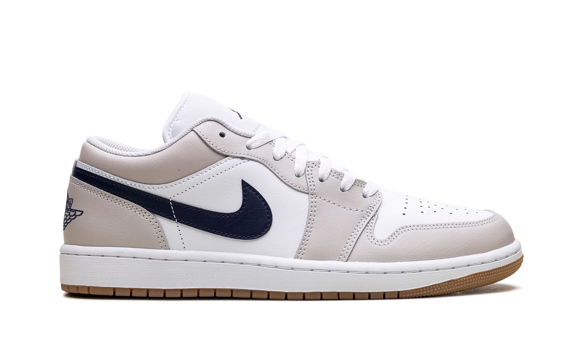 Jordan 1 Low Midnight Navy Neutral Grey 553558 146
