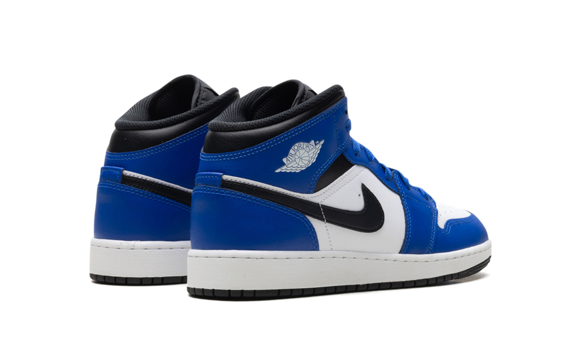 Jordan 1 Mid GS Game Royal White Black DQ8423 402