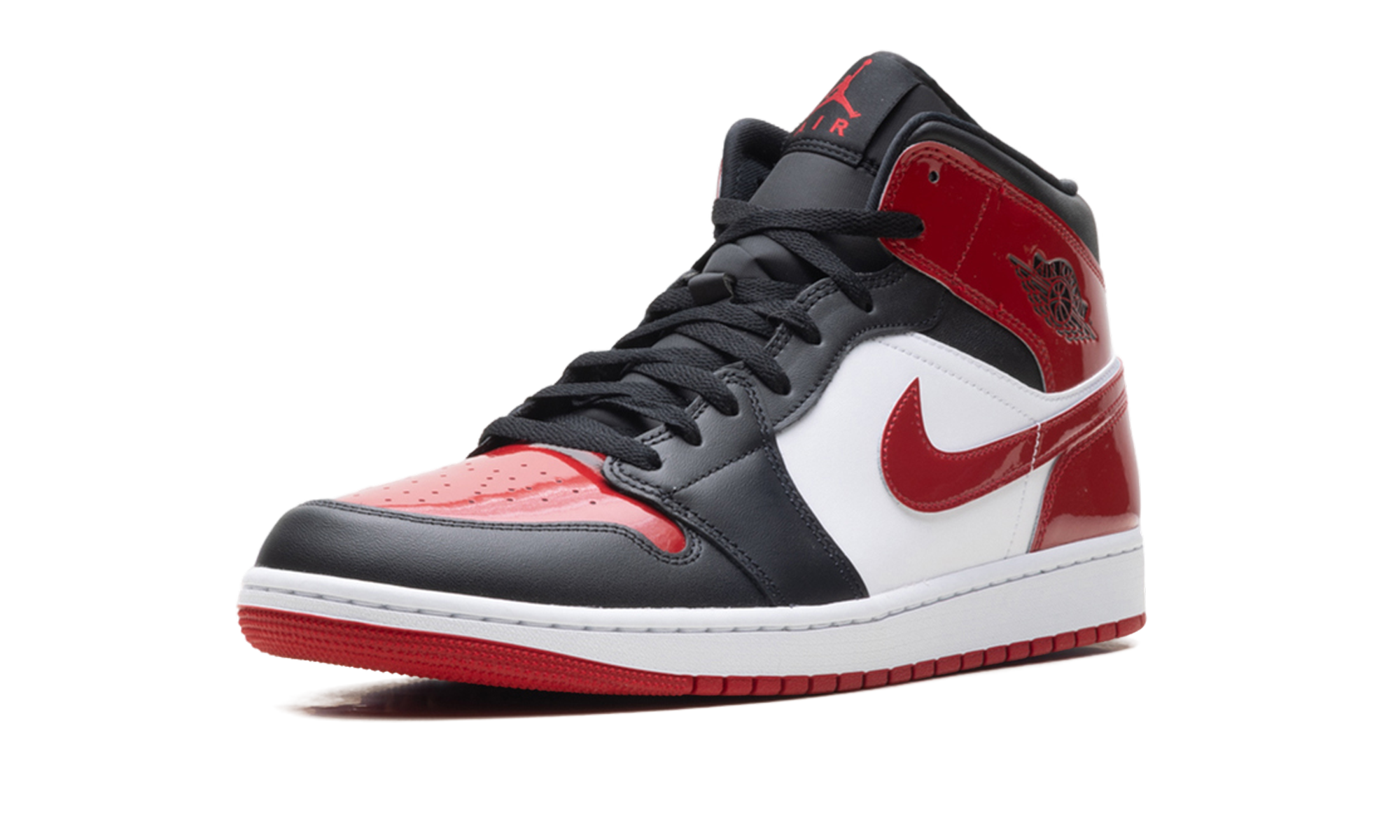 Jordan 1 Mid SE Patent Bred Toe HV4091 006