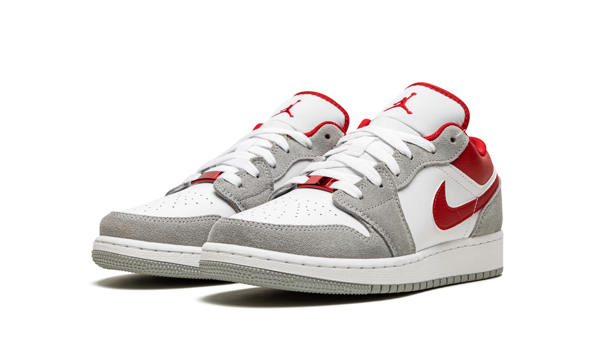 Air Jordan 1 Low SE GS Smoke Grey Gym Red DM0589 016